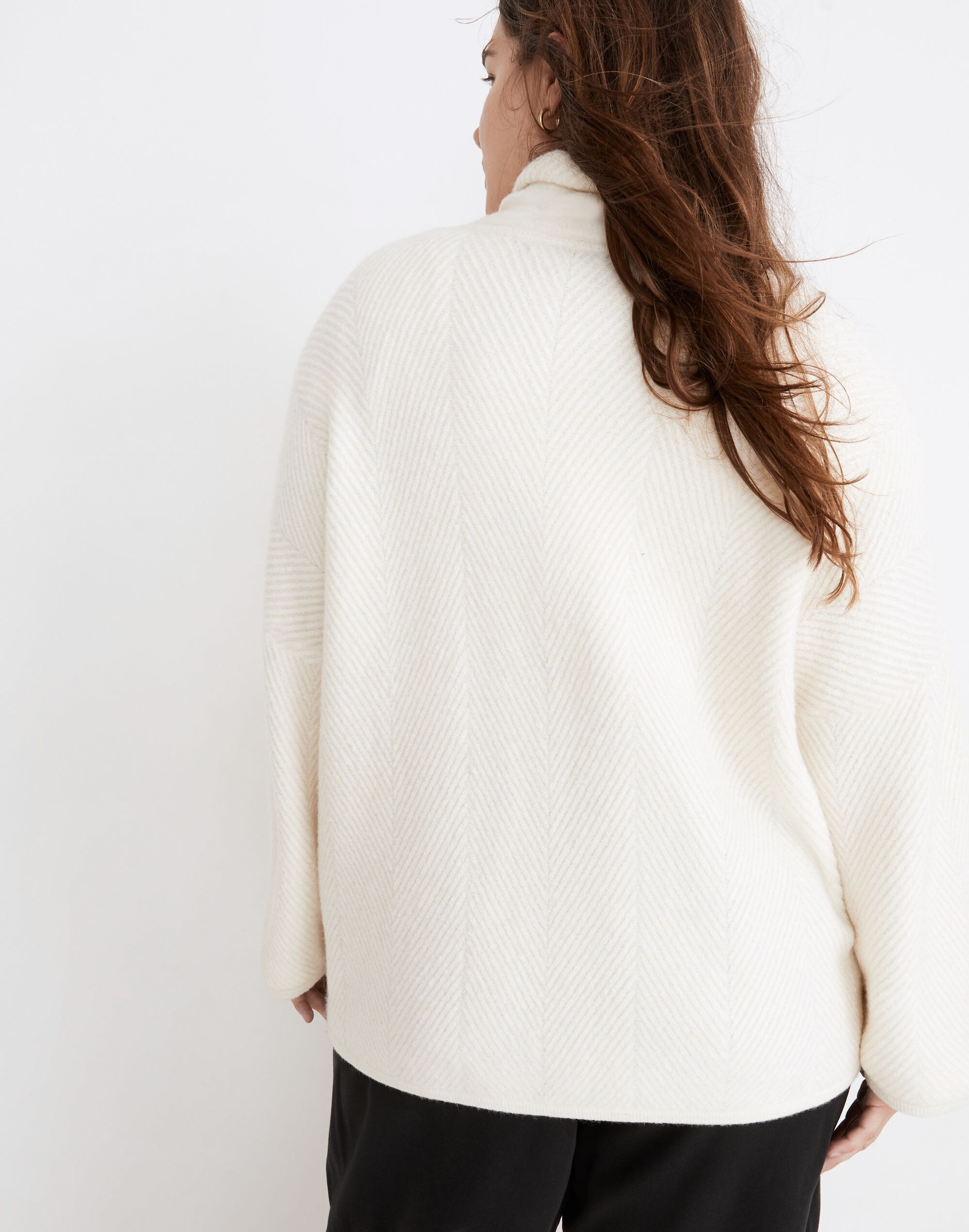 Herringbone Sweater Blazer