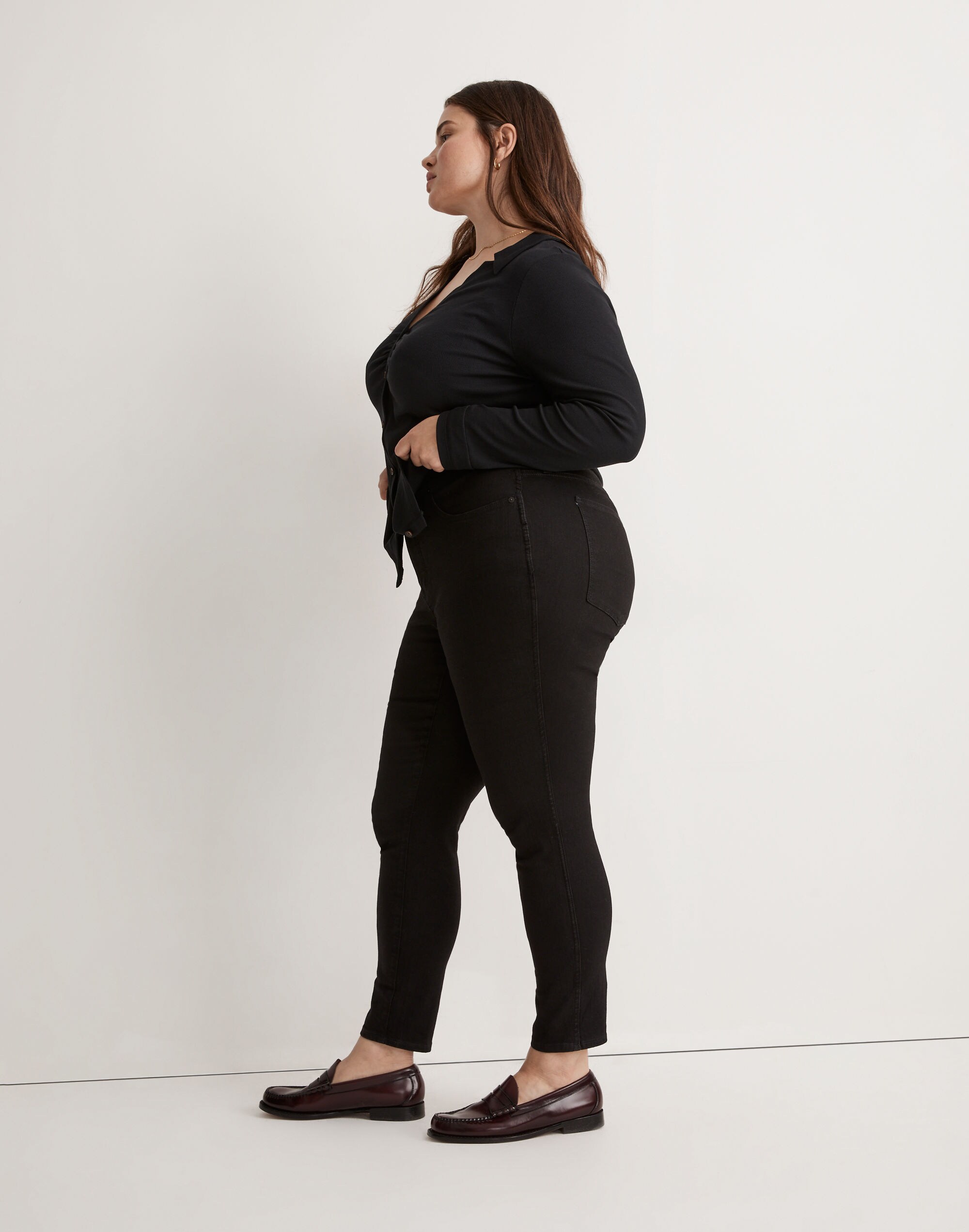 Plus High-Rise Skinny Jeans