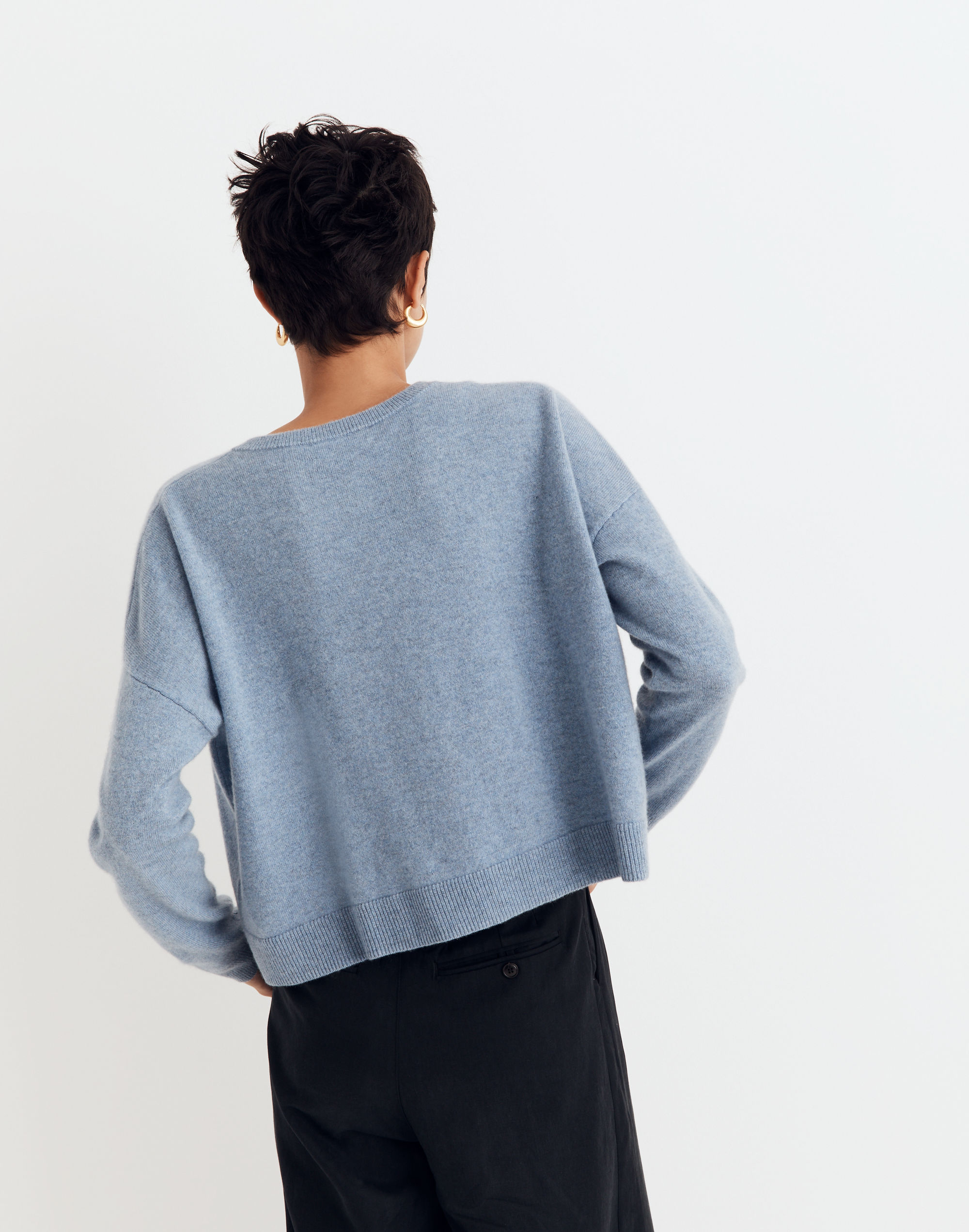 (Re)sponsible Cashmere Henley Pullover Sweater