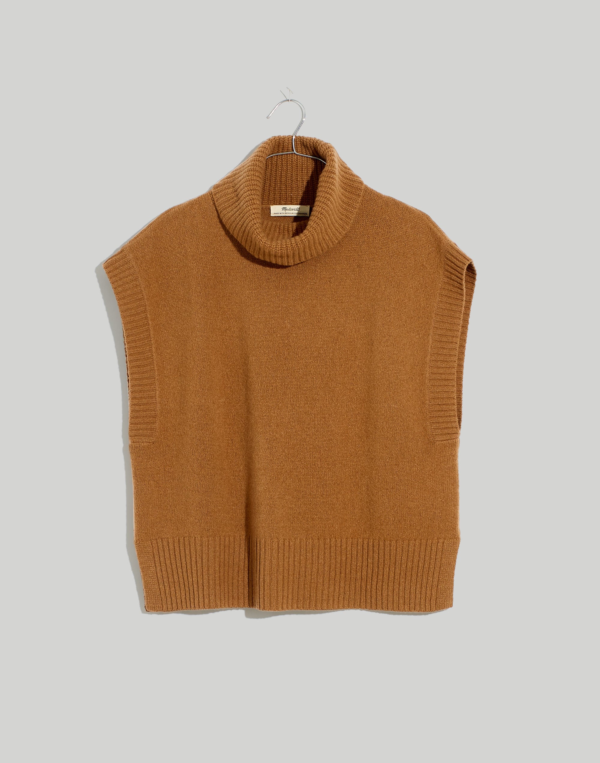 (Re)sourced Cashmere Turtleneck Sweater Vest