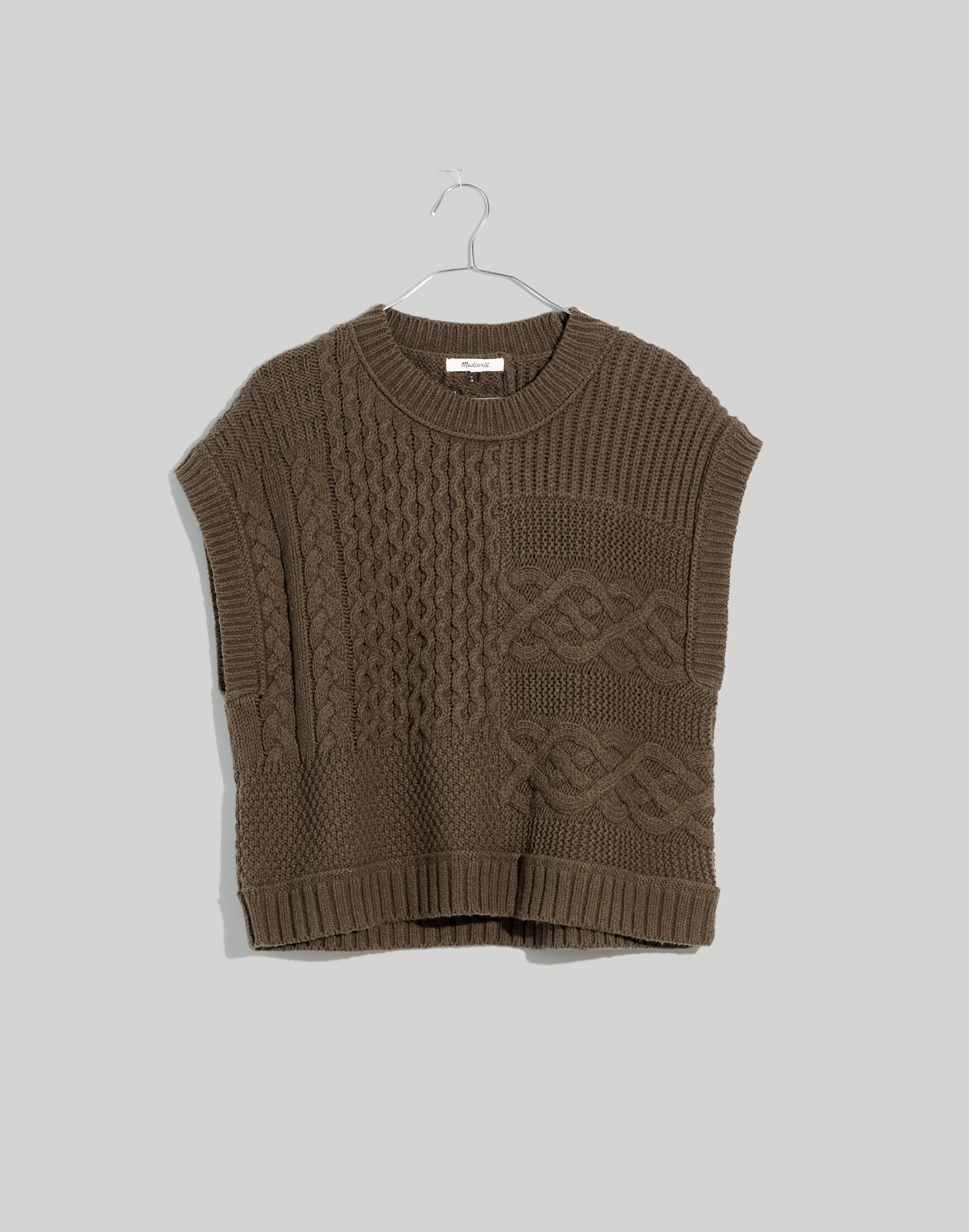 Patchwork Sweater Vest