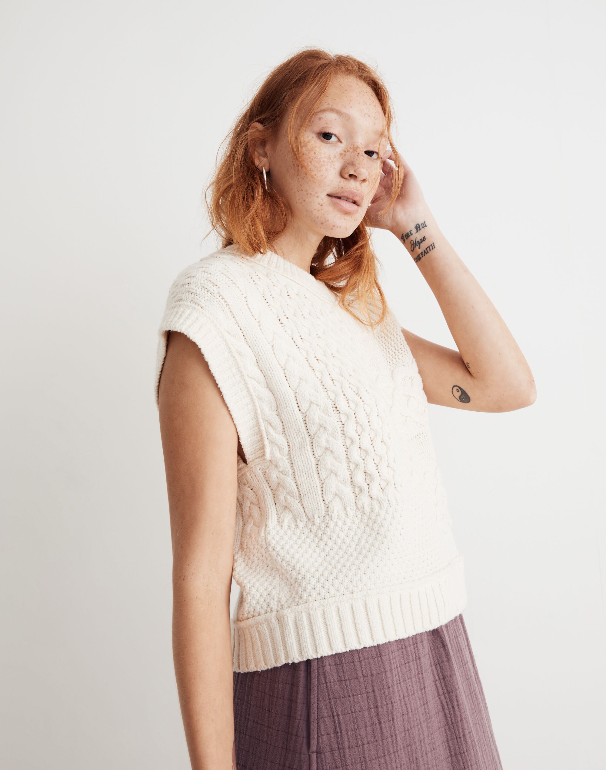 Patchwork Sweater Vest