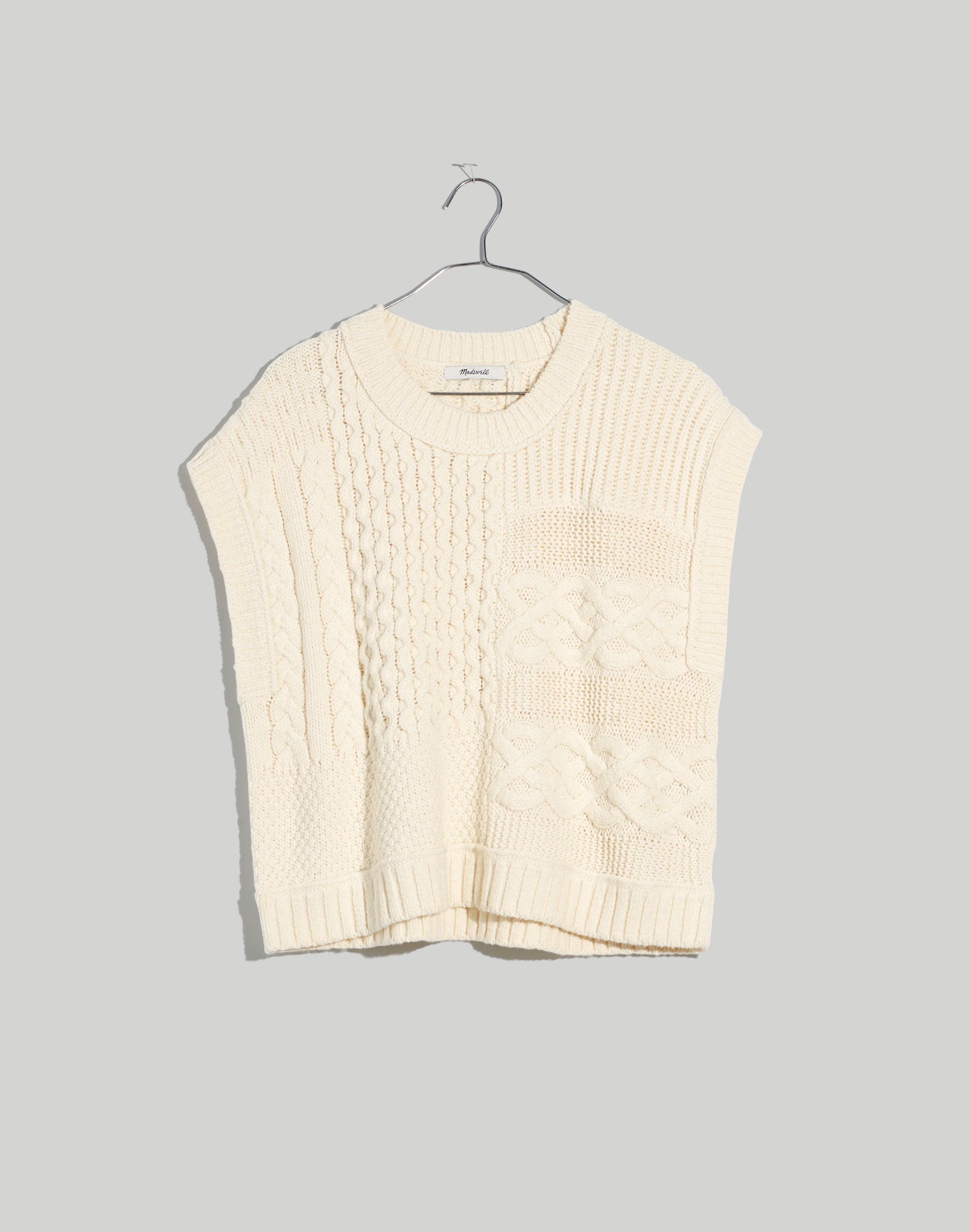 Patchwork Sweater Vest