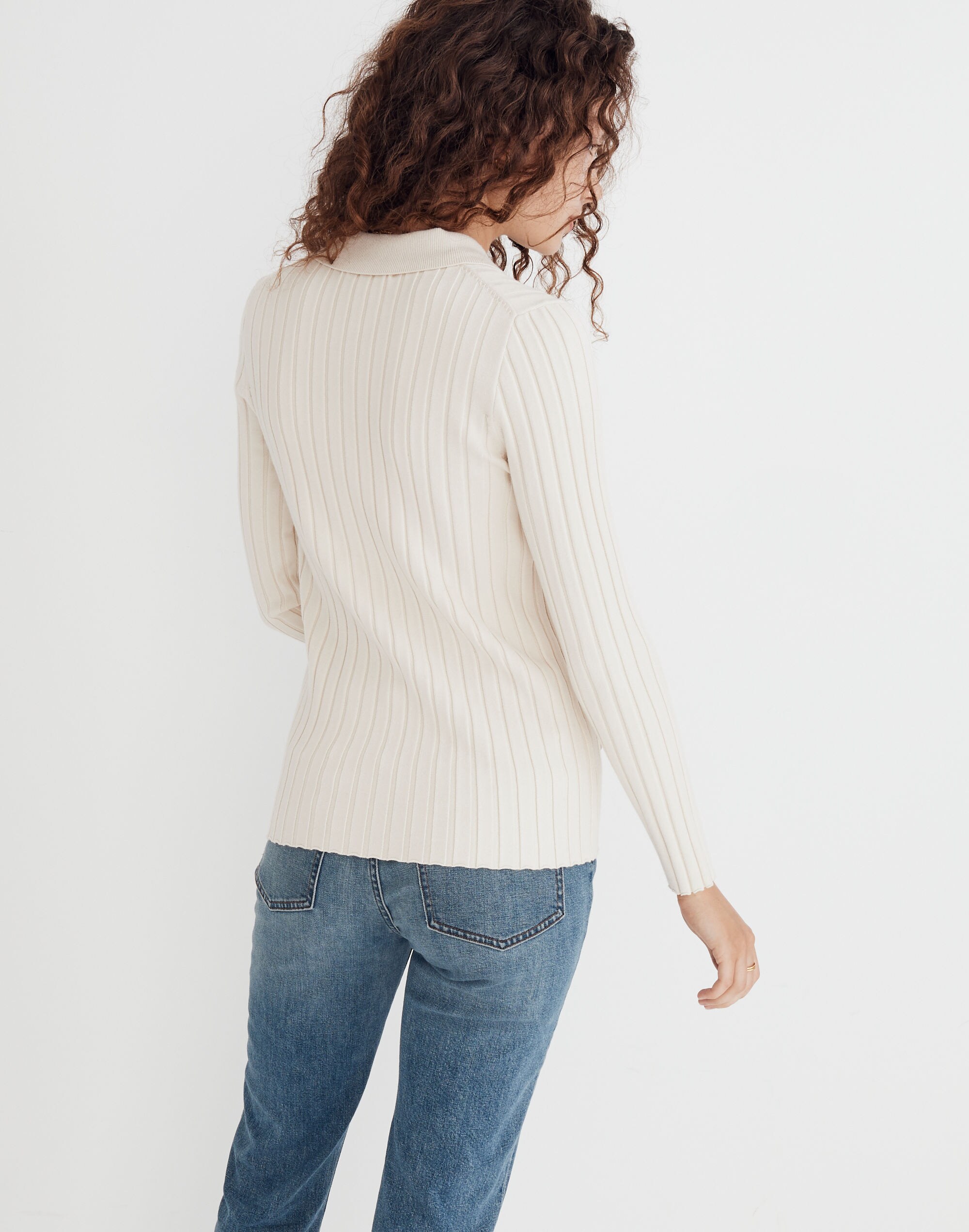 Polo Cardigan Sweater