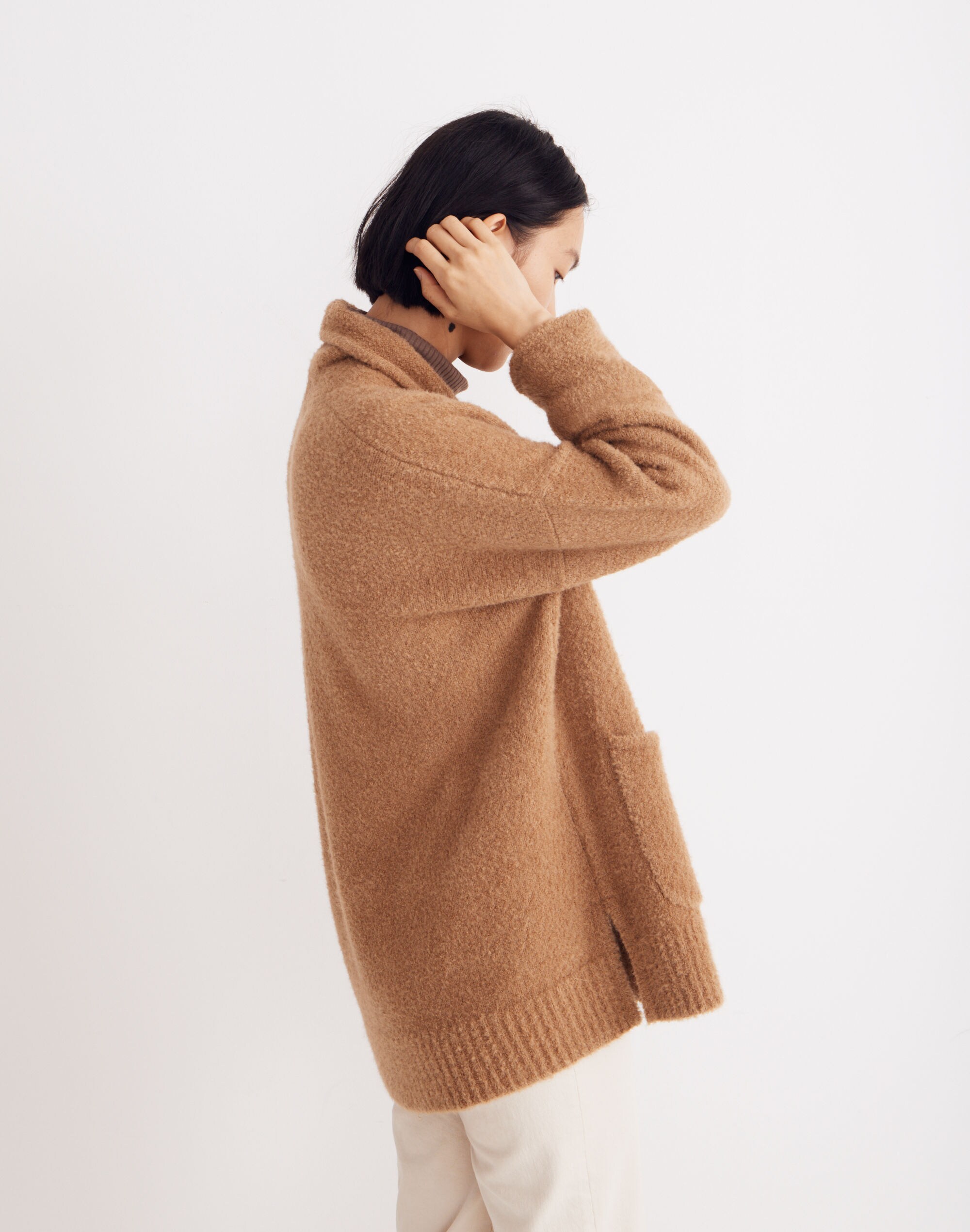 Gallatin Shawl-Collar Cardigan Sweater