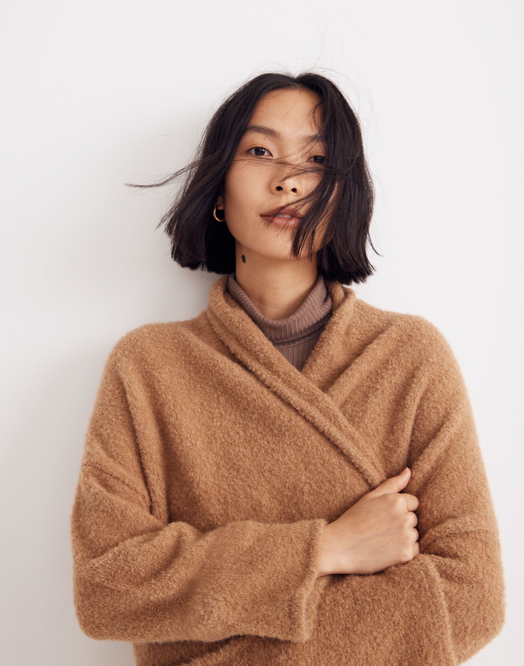 Gallatin Shawl-Collar Cardigan Sweater