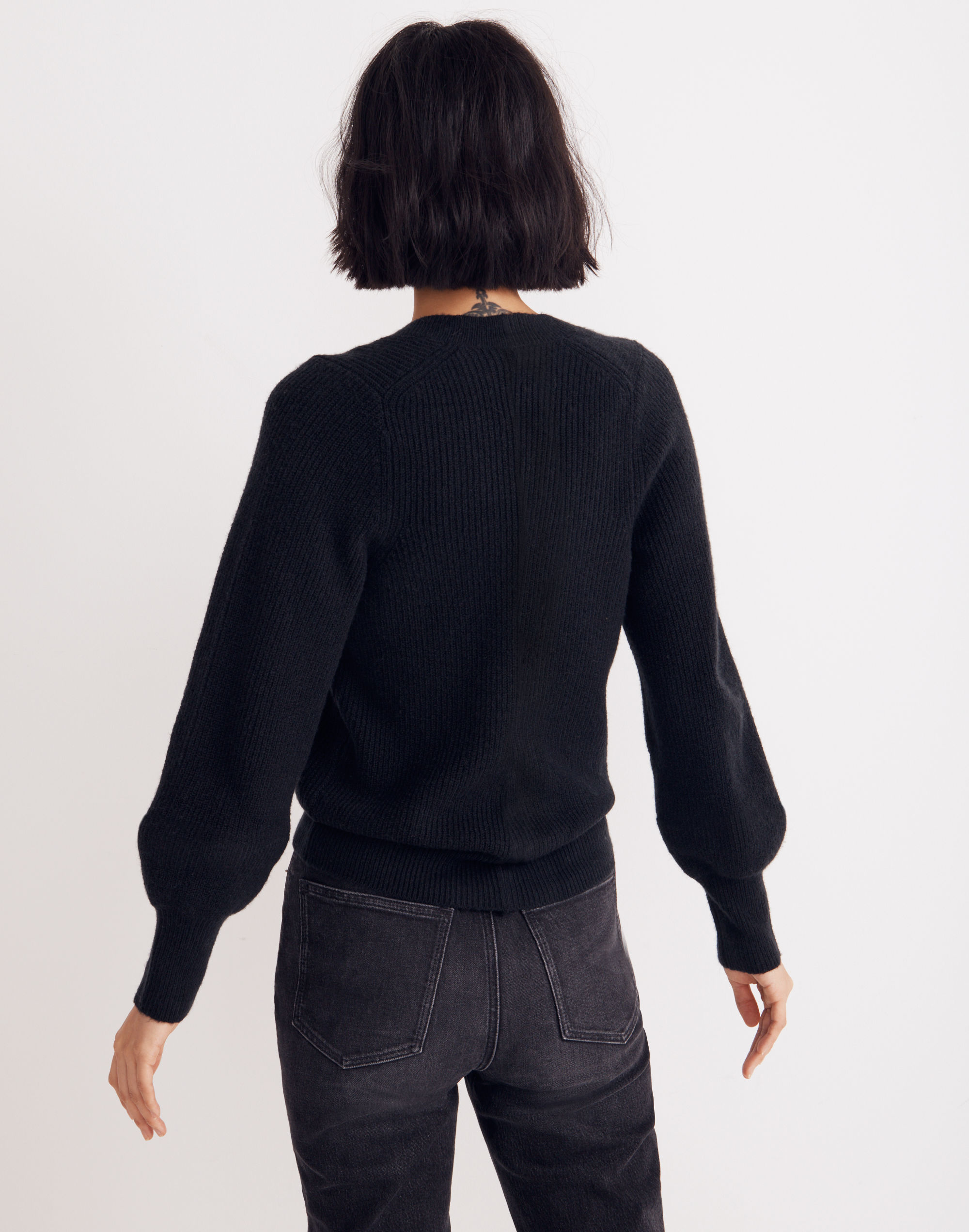 Melwood Square-Neck Pullover Sweater in Coziest Yarn