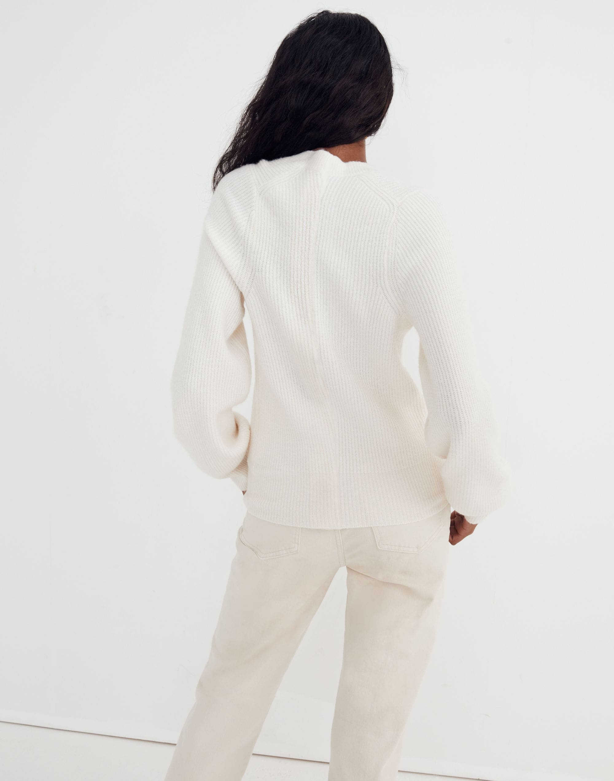 Melwood Square-Neck Pullover Sweater in Coziest Yarn