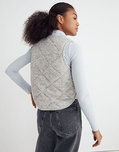 Quilted Sweater Vest