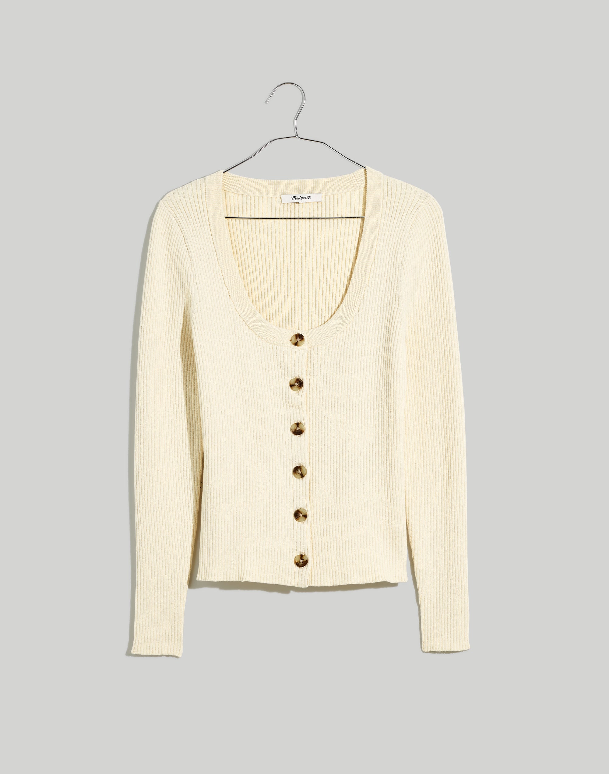 Scoopneck Cardigan Sweater