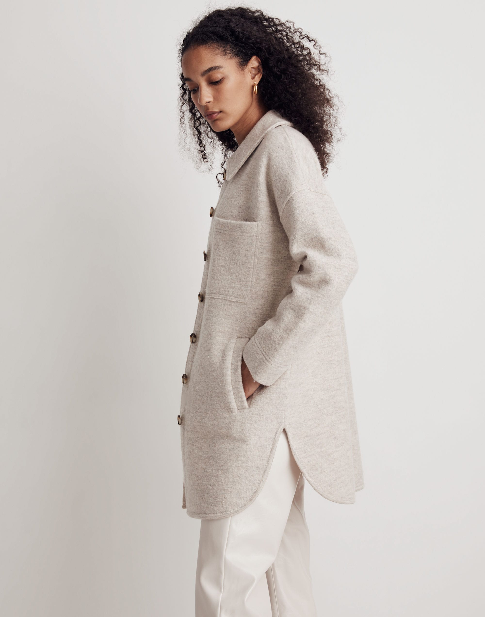 (Re)sponsible Boiled Wool Sweater Jacket