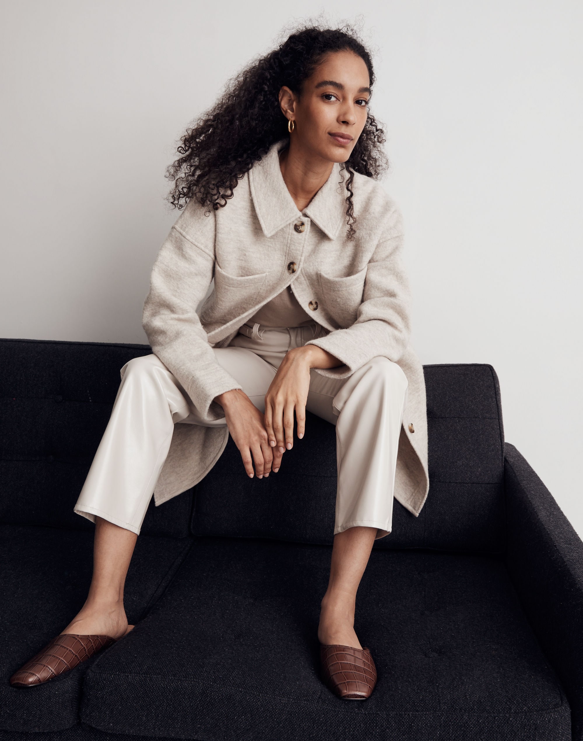 (Re)sponsible Boiled Wool Sweater Jacket