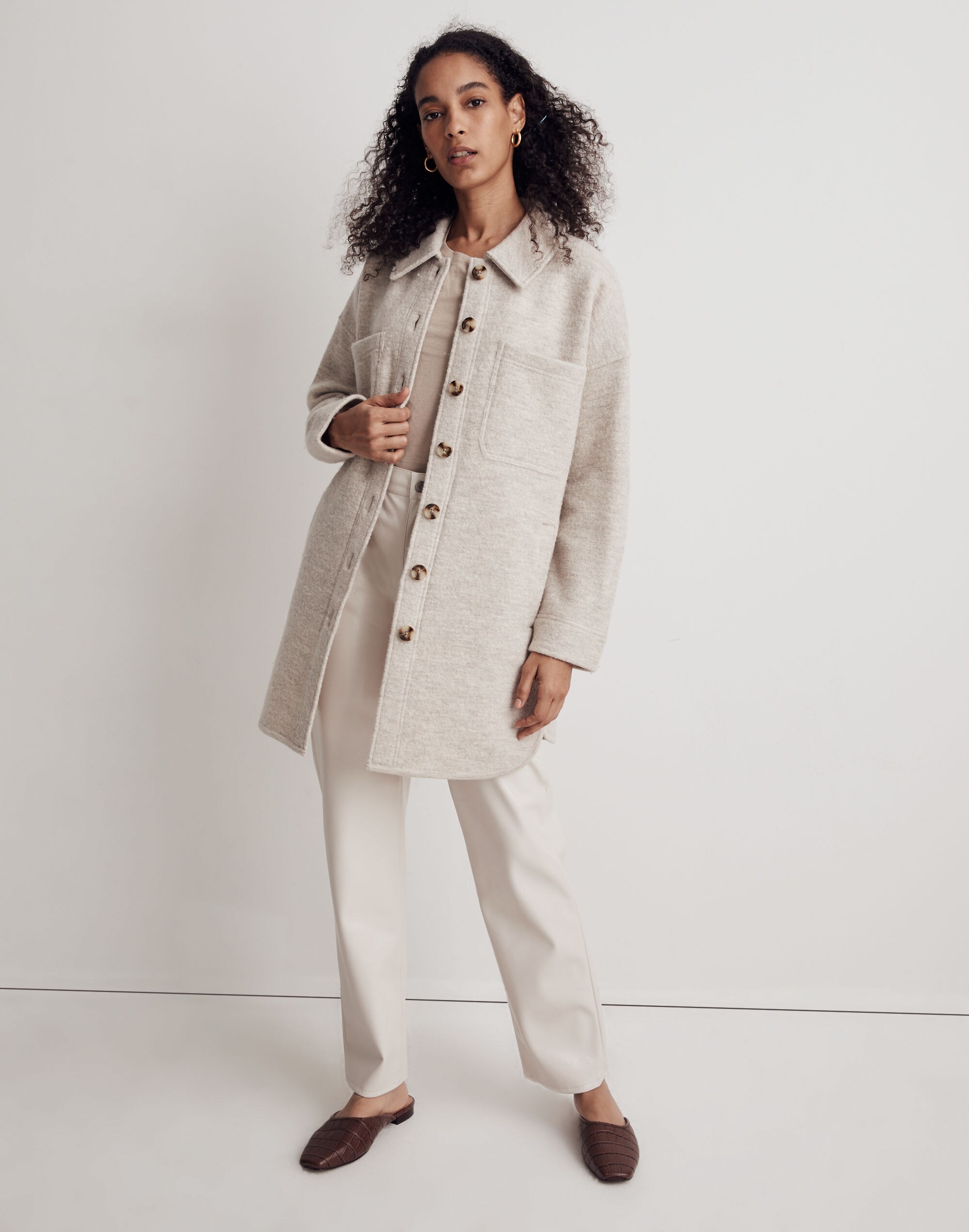 (Re)sponsible Boiled Wool Sweater Jacket