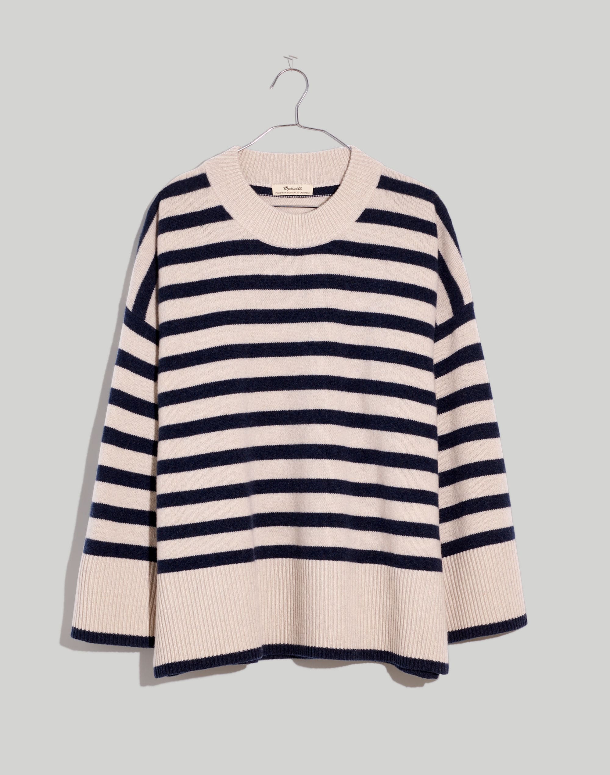 (Re)sourced Cashmere Sweater in Stripe