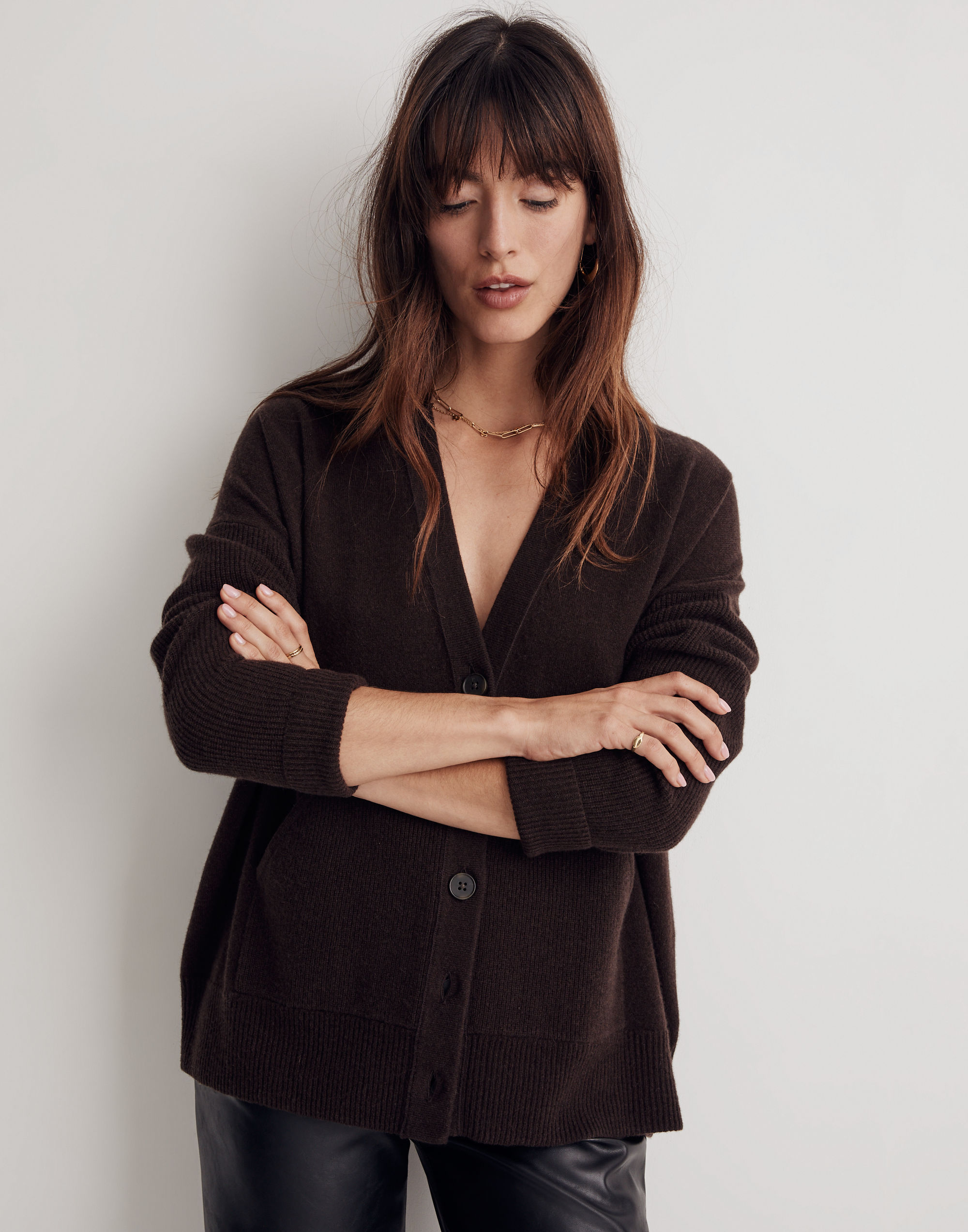 (Re)sourced Cashmere Cardigan Sweater