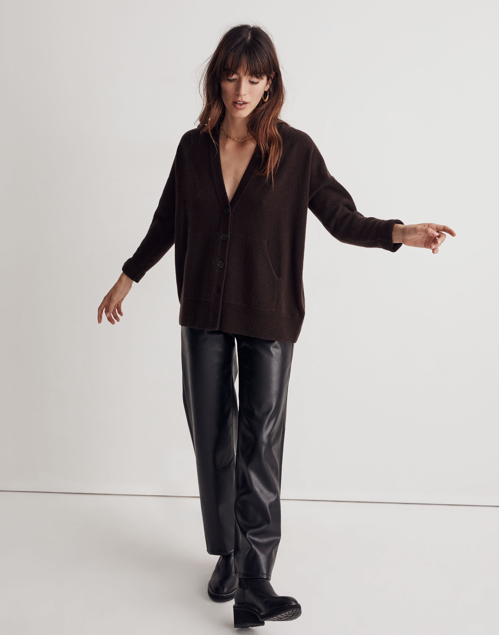 (Re)sourced Cashmere Cardigan Sweater