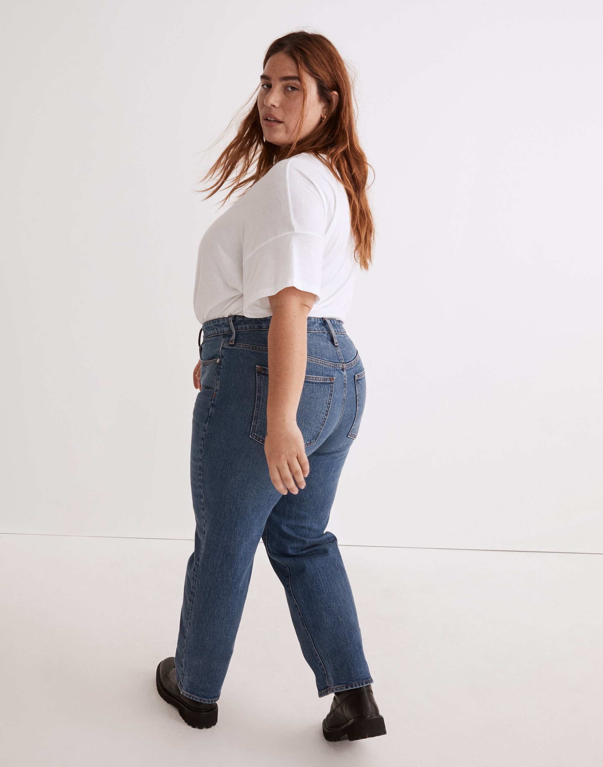 The Plus Perfect Vintage Straight Jean in Mayfield Wash