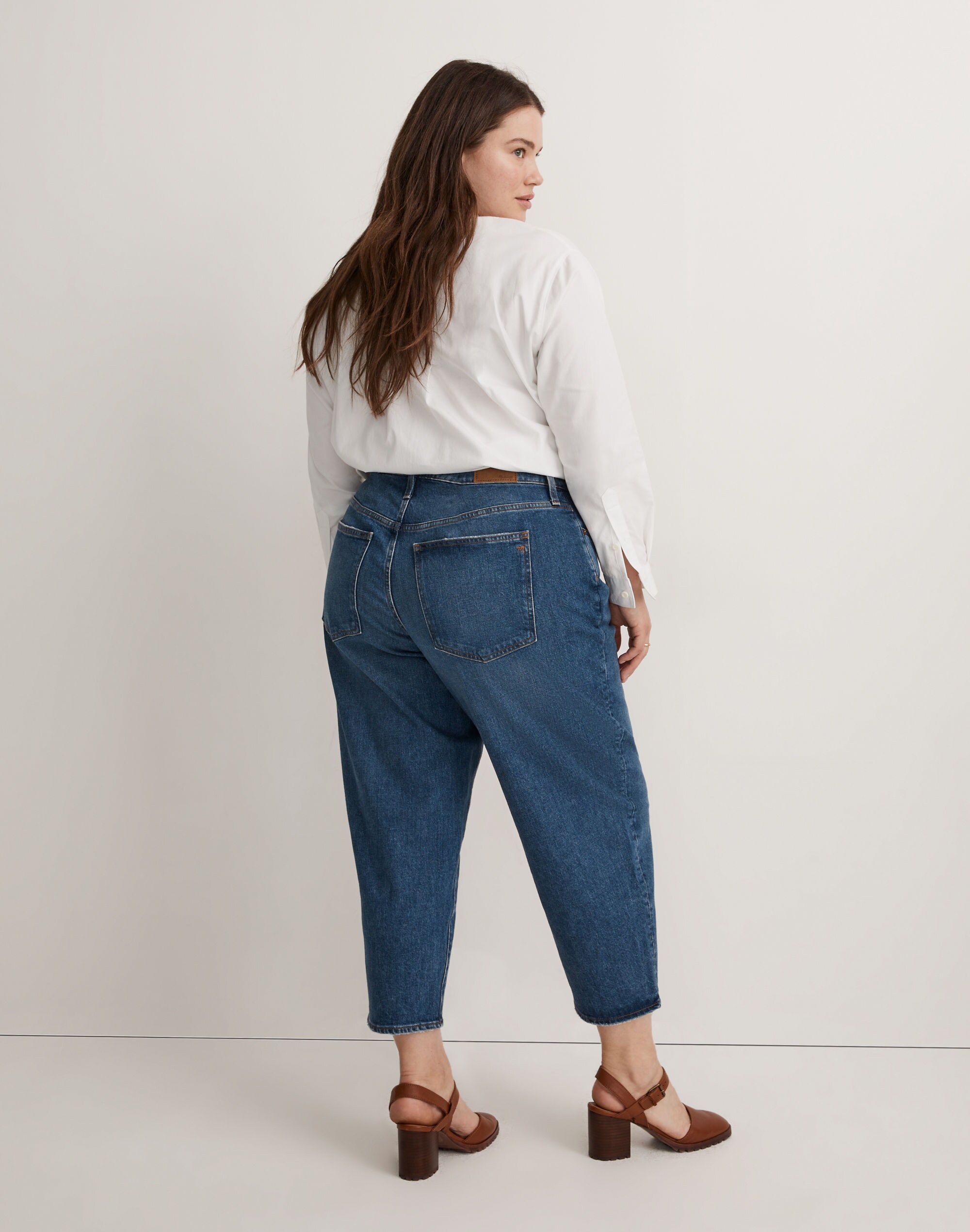 Plus Balloon Jeans in Ellisboro Wash