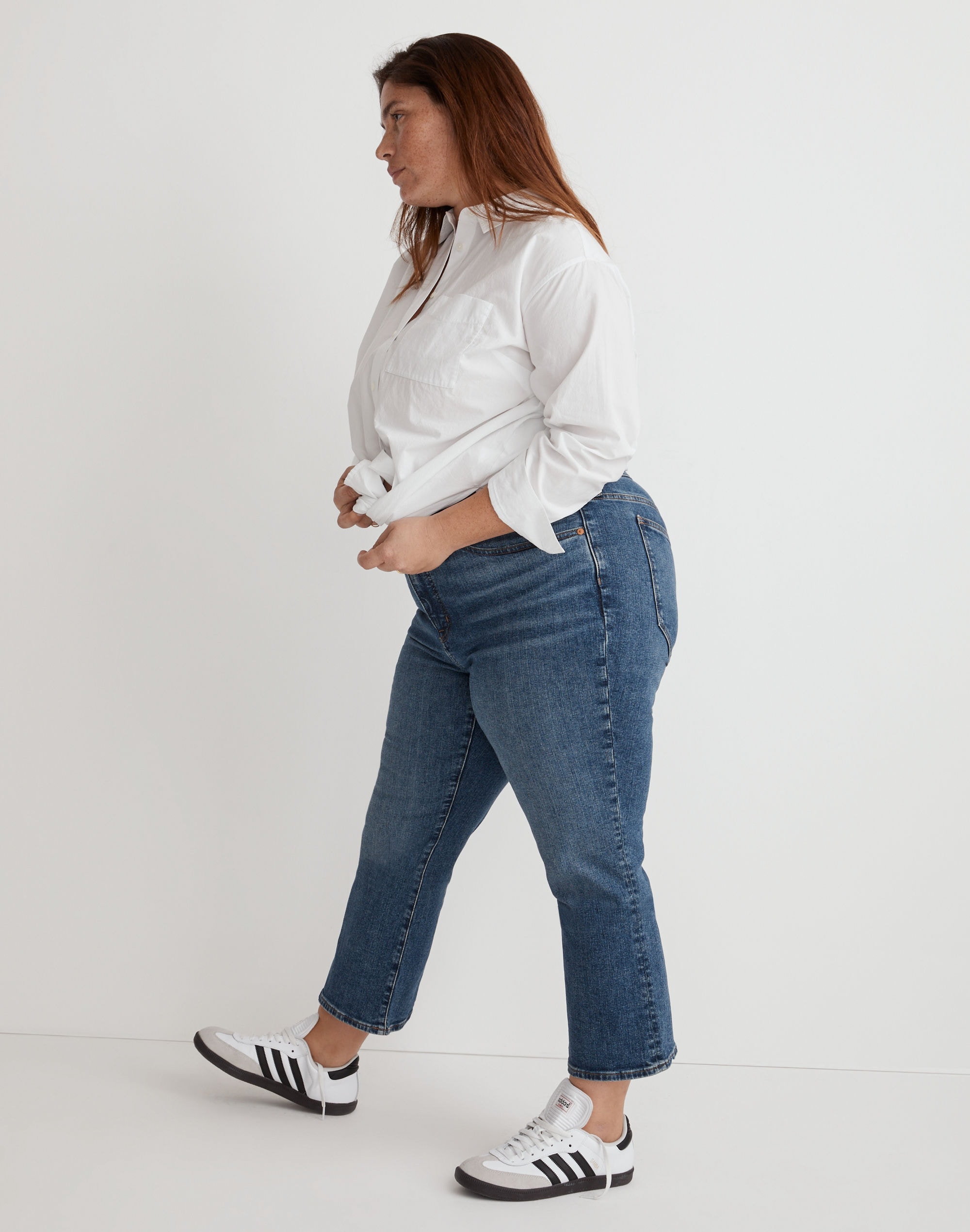 Plus Cali Demi-Boot Jeans in Glenside Wash