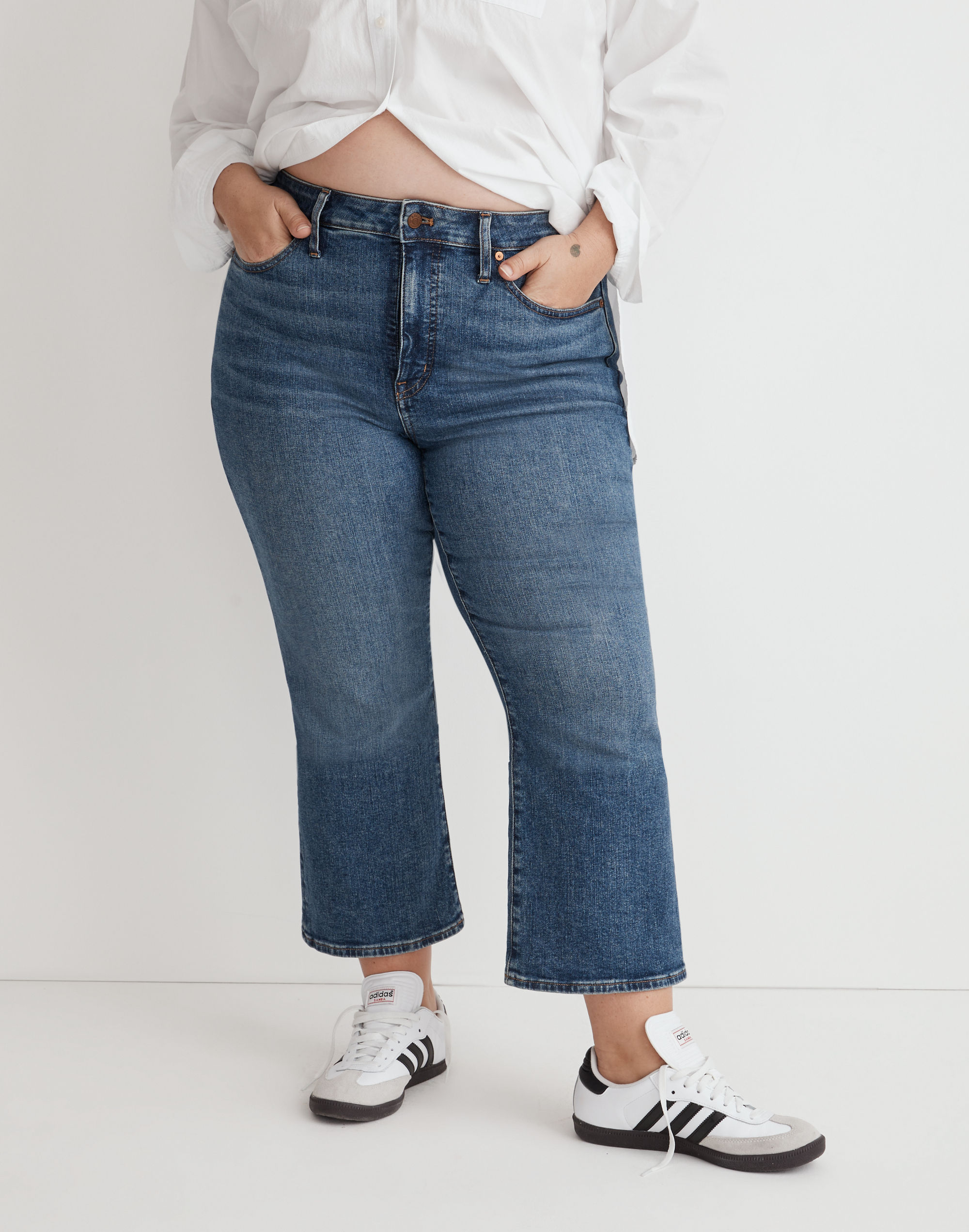 Plus Cali Demi-Boot Jeans in Glenside Wash