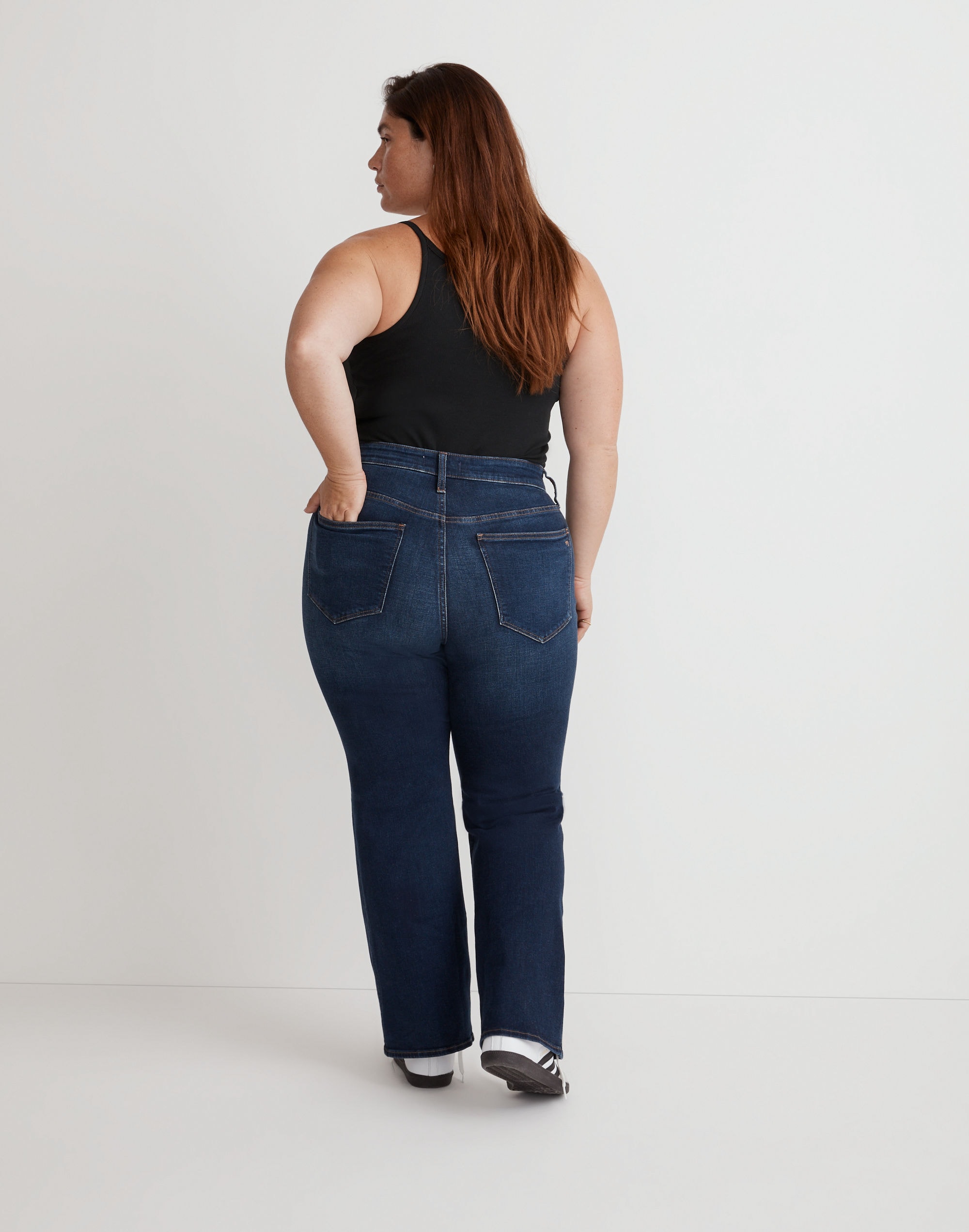 Plus Skinny Flare Jeans in Colleton Wash