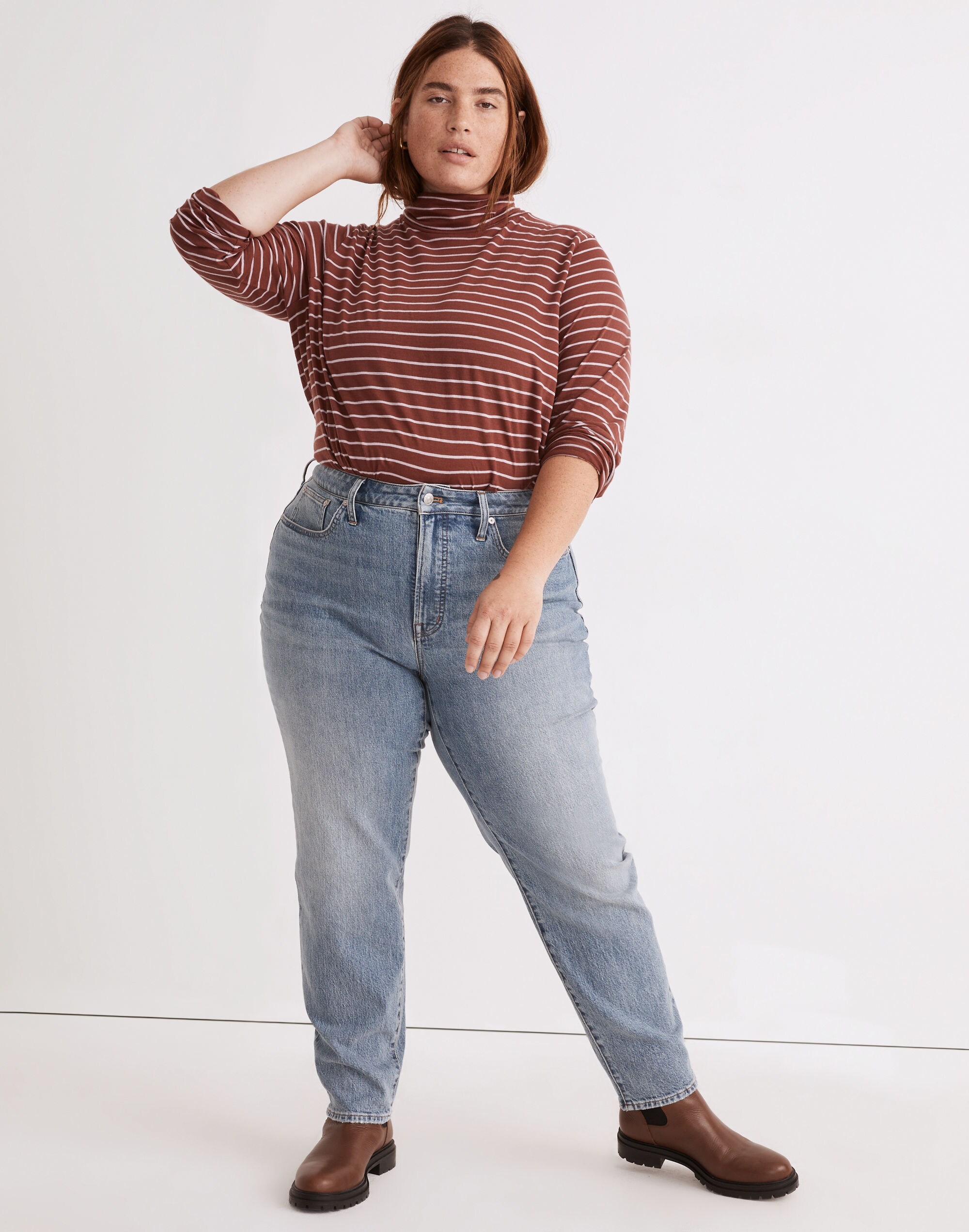 The Plus Curvy Perfect Vintage Jean in Heathcote Wash