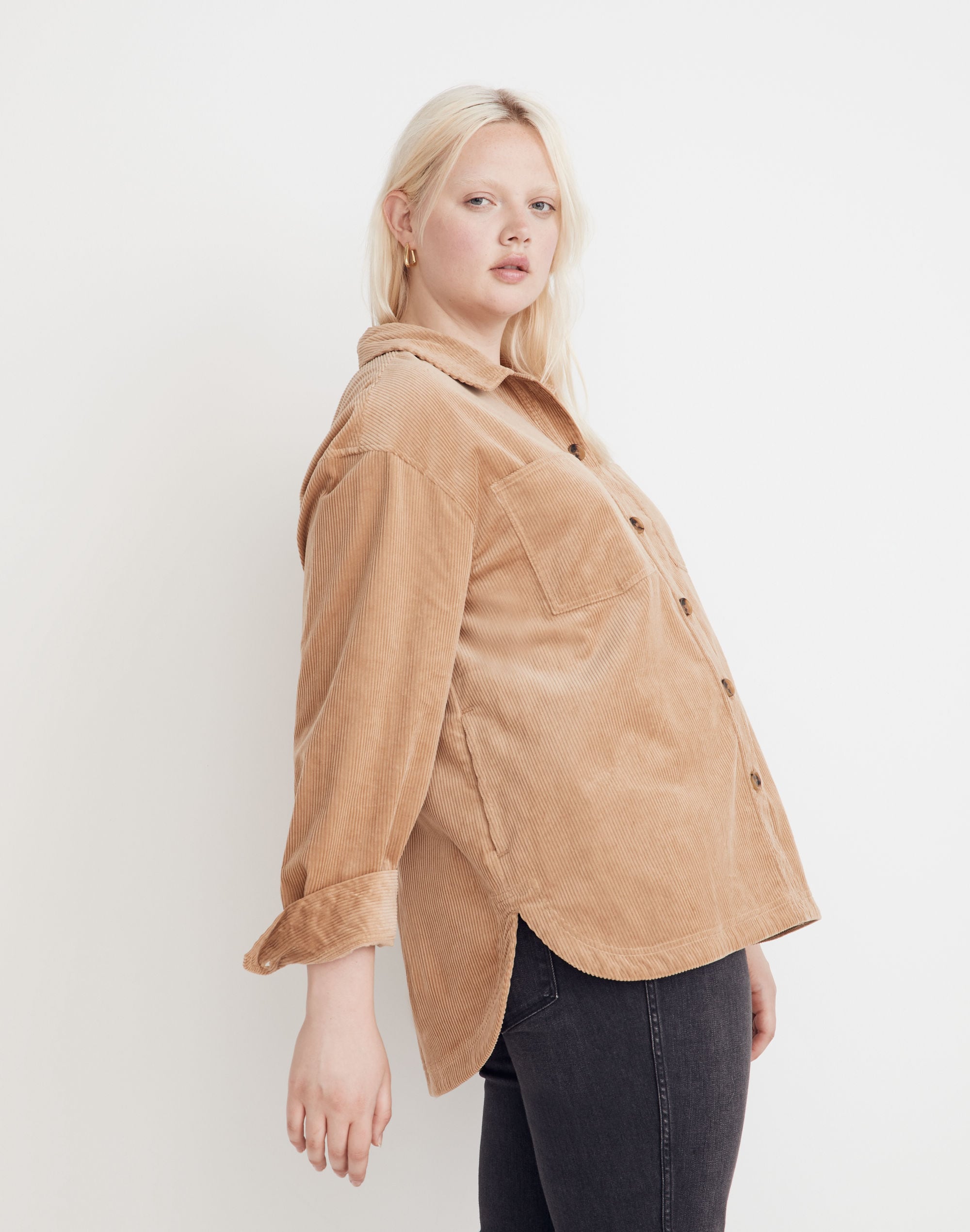 Corduroy Kentwood Oversized Shirt-Jacket