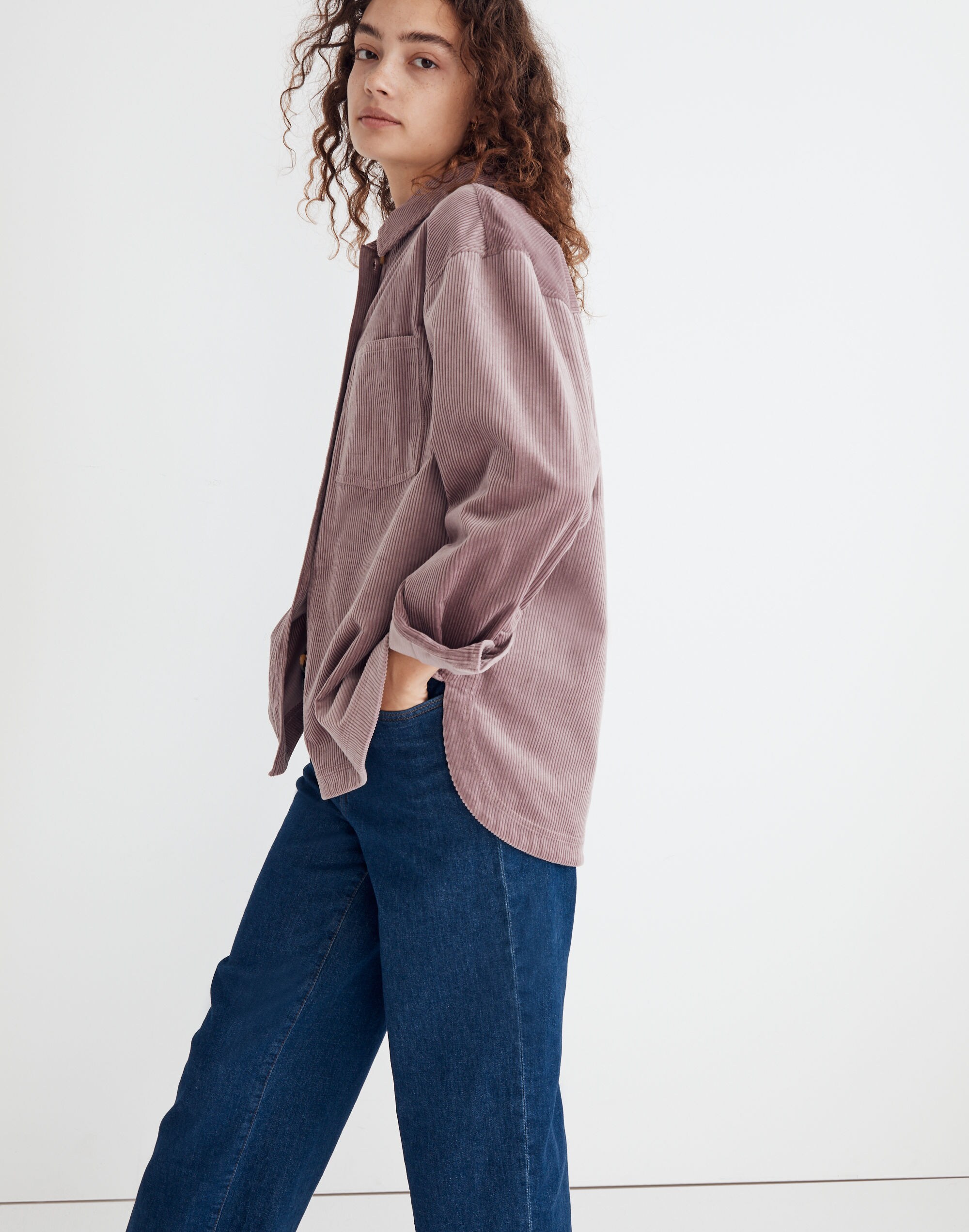 Corduroy Kentwood Oversized Shirt-Jacket