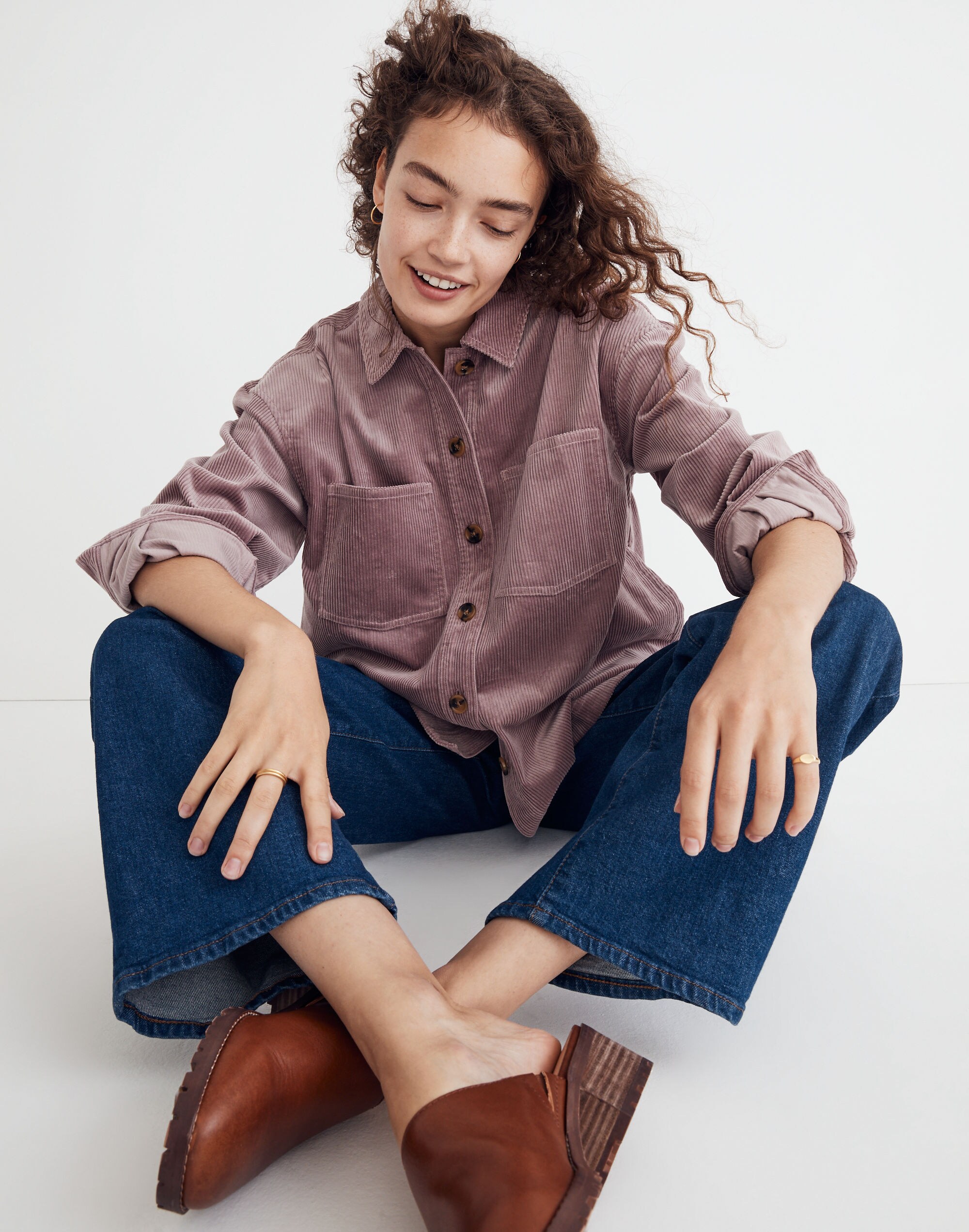 Corduroy Kentwood Oversized Shirt-Jacket