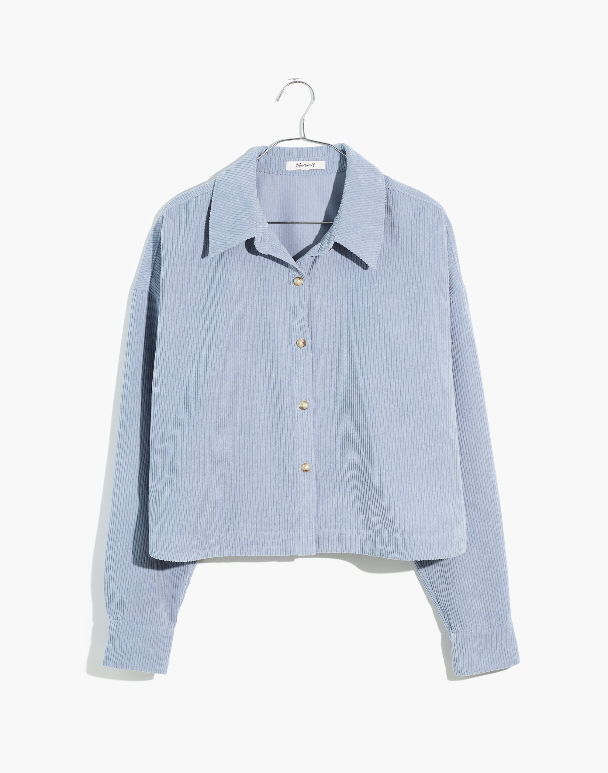 corduroy hartfield crop shirt
