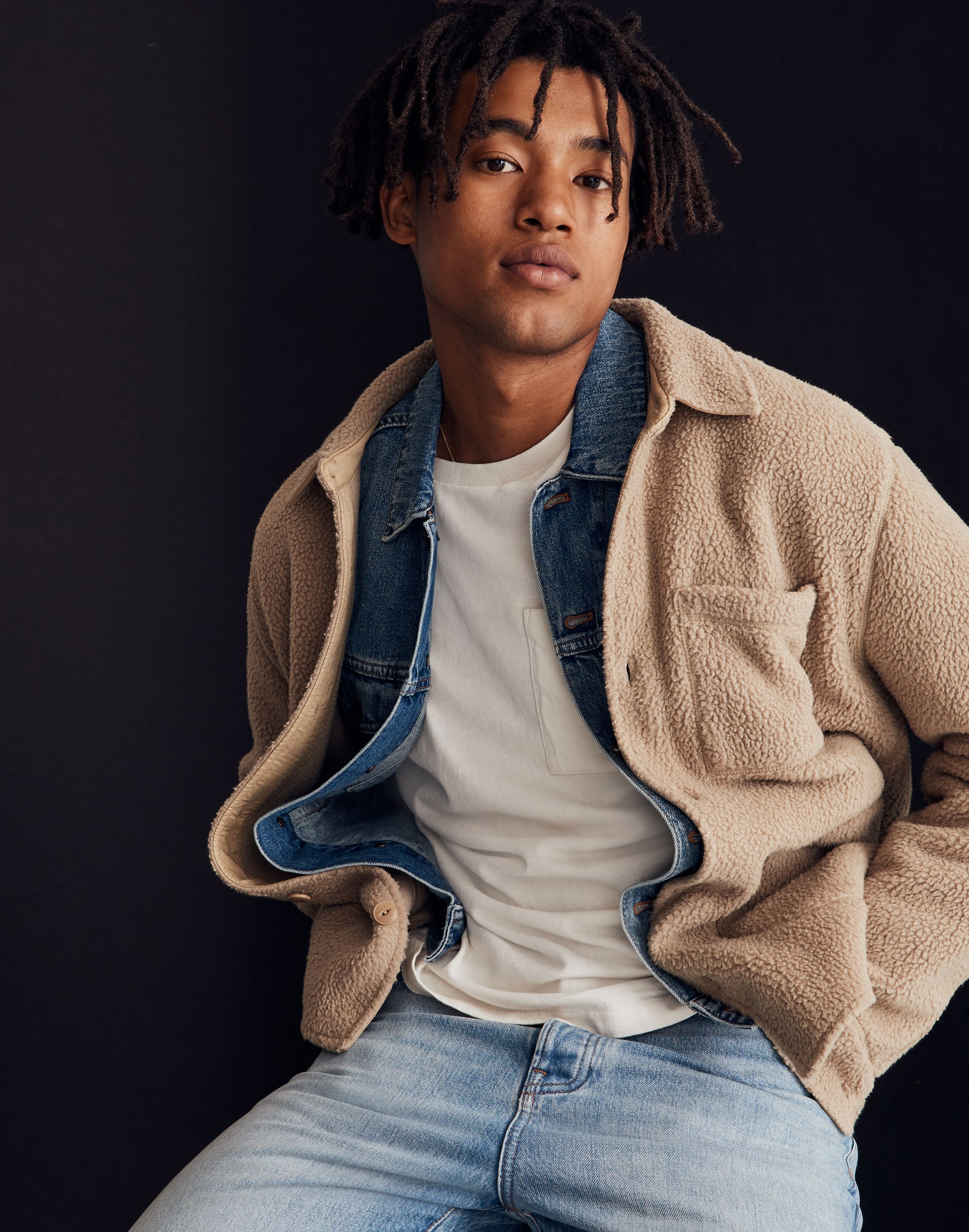 (Re)sourced Sherpa Shirt-Jacket