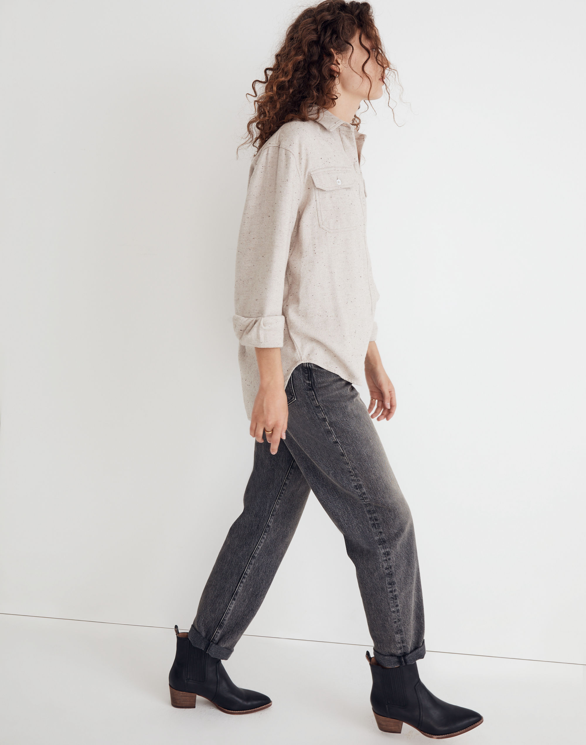 Donegal Flannel Kentwood Oversized Shirt-Jacket