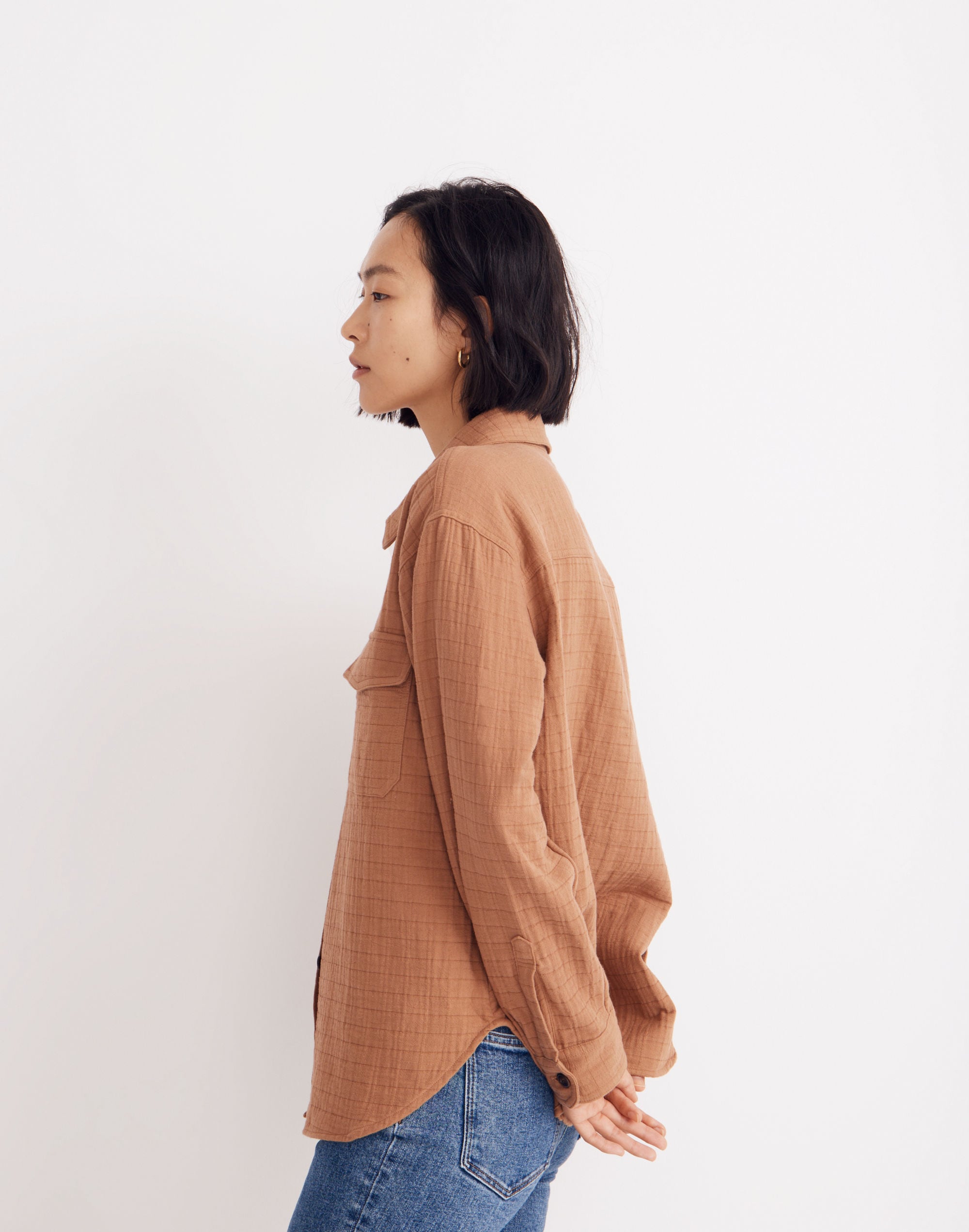 Quilted Oversized Shirt-Jacket