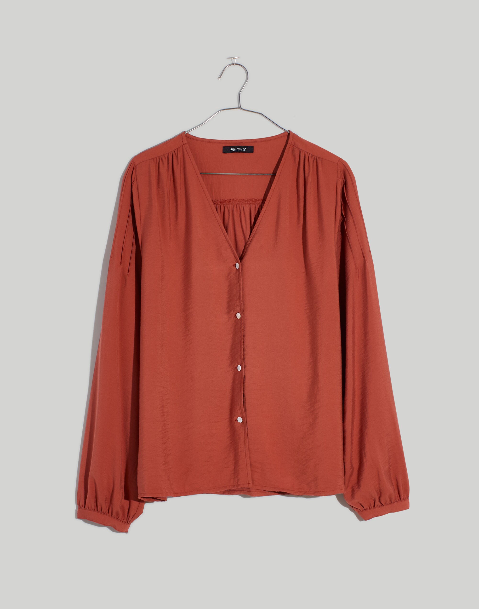 Drapeweave V-Neck Shirt