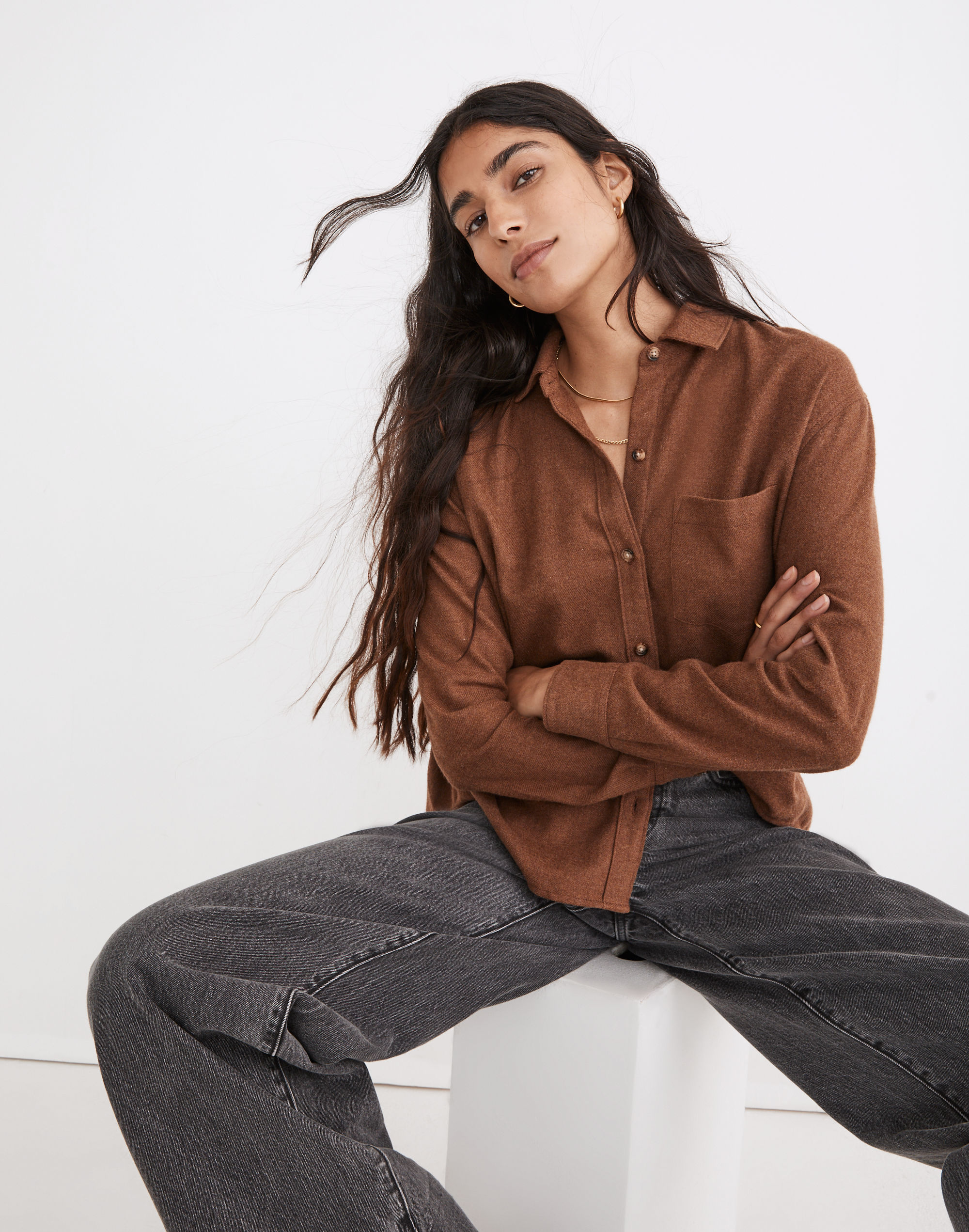 Flannel Kempton Button-Up Shirt