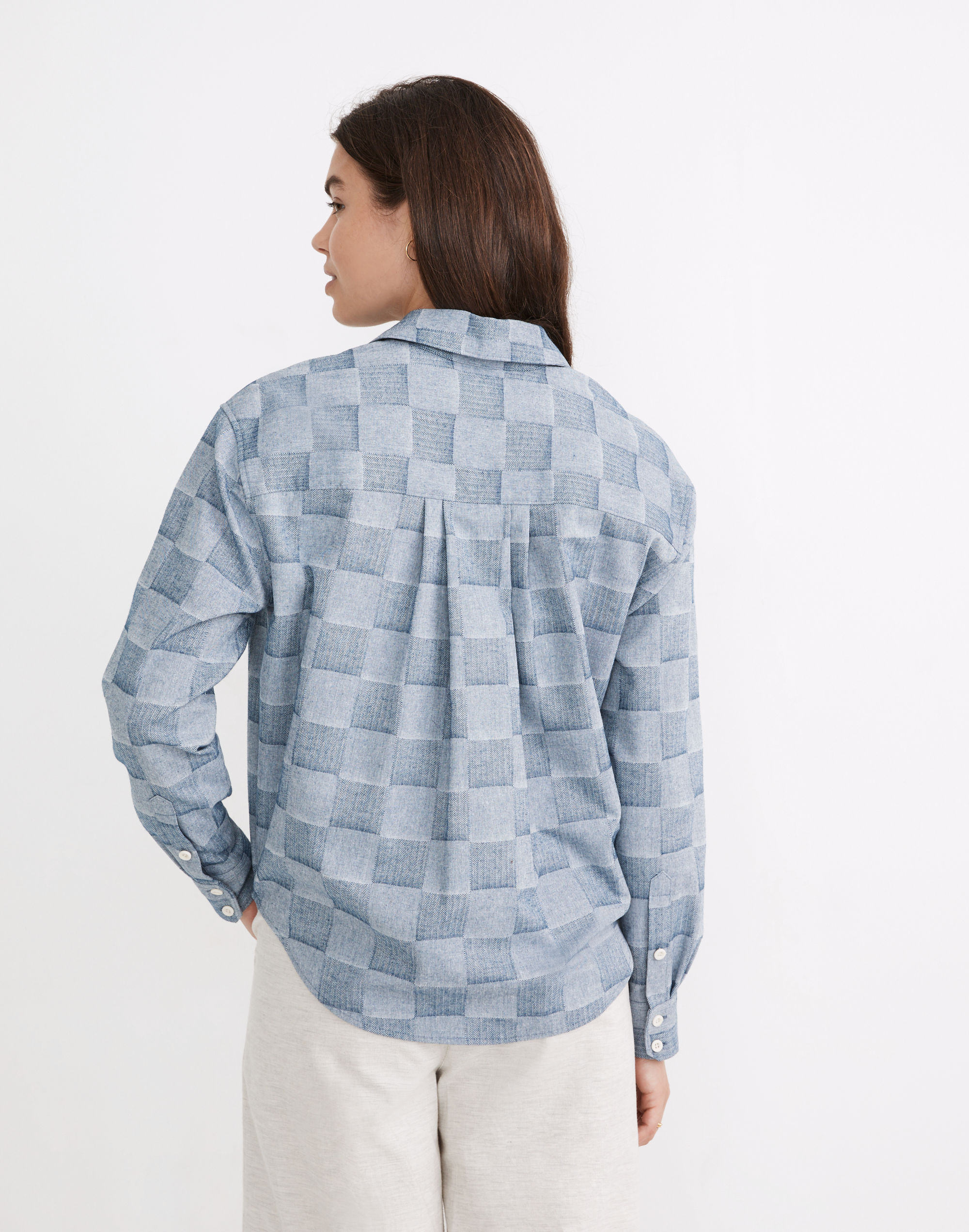 Flannel Kempton Button-Up Shirt in Check