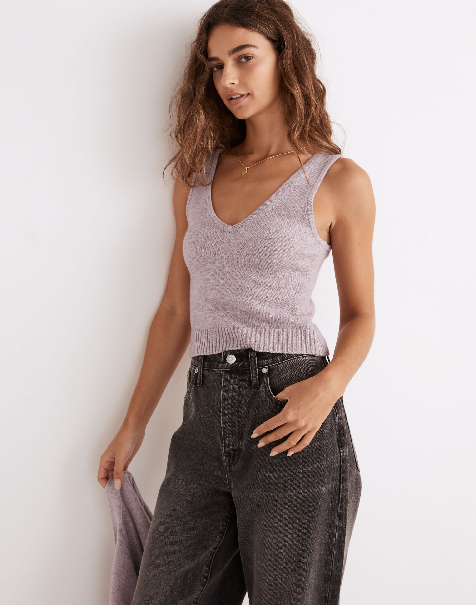 Carleton V-Neck Sweater Tank