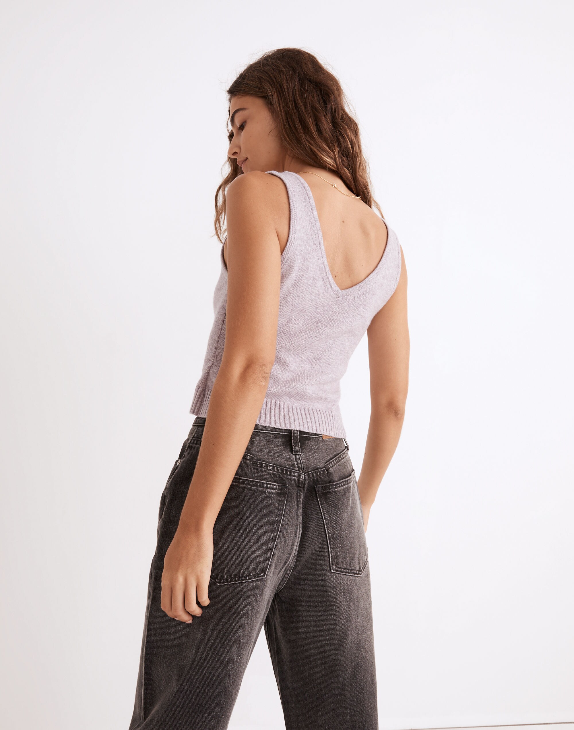 Carleton V-Neck Sweater Tank