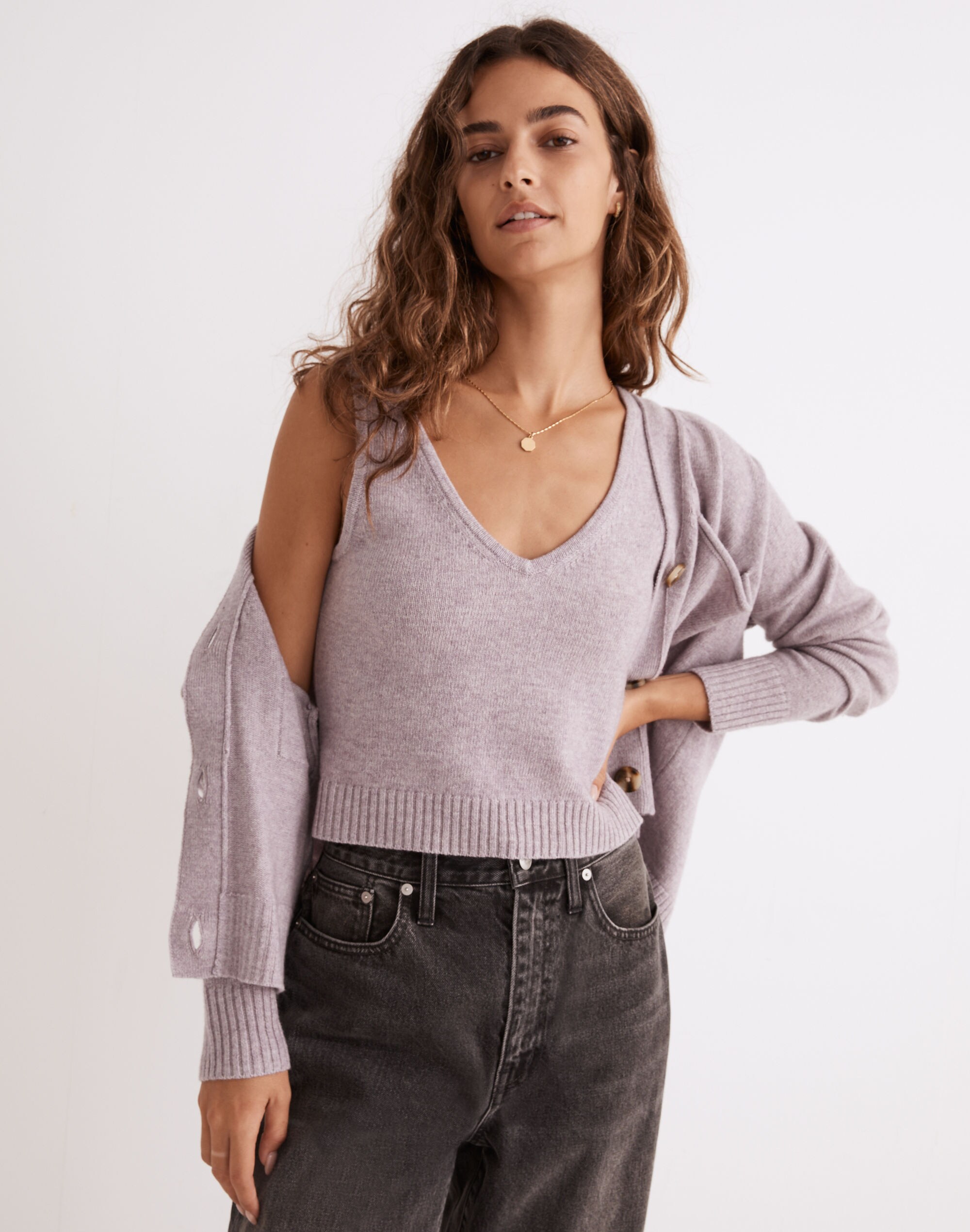 Carleton V-Neck Sweater Tank