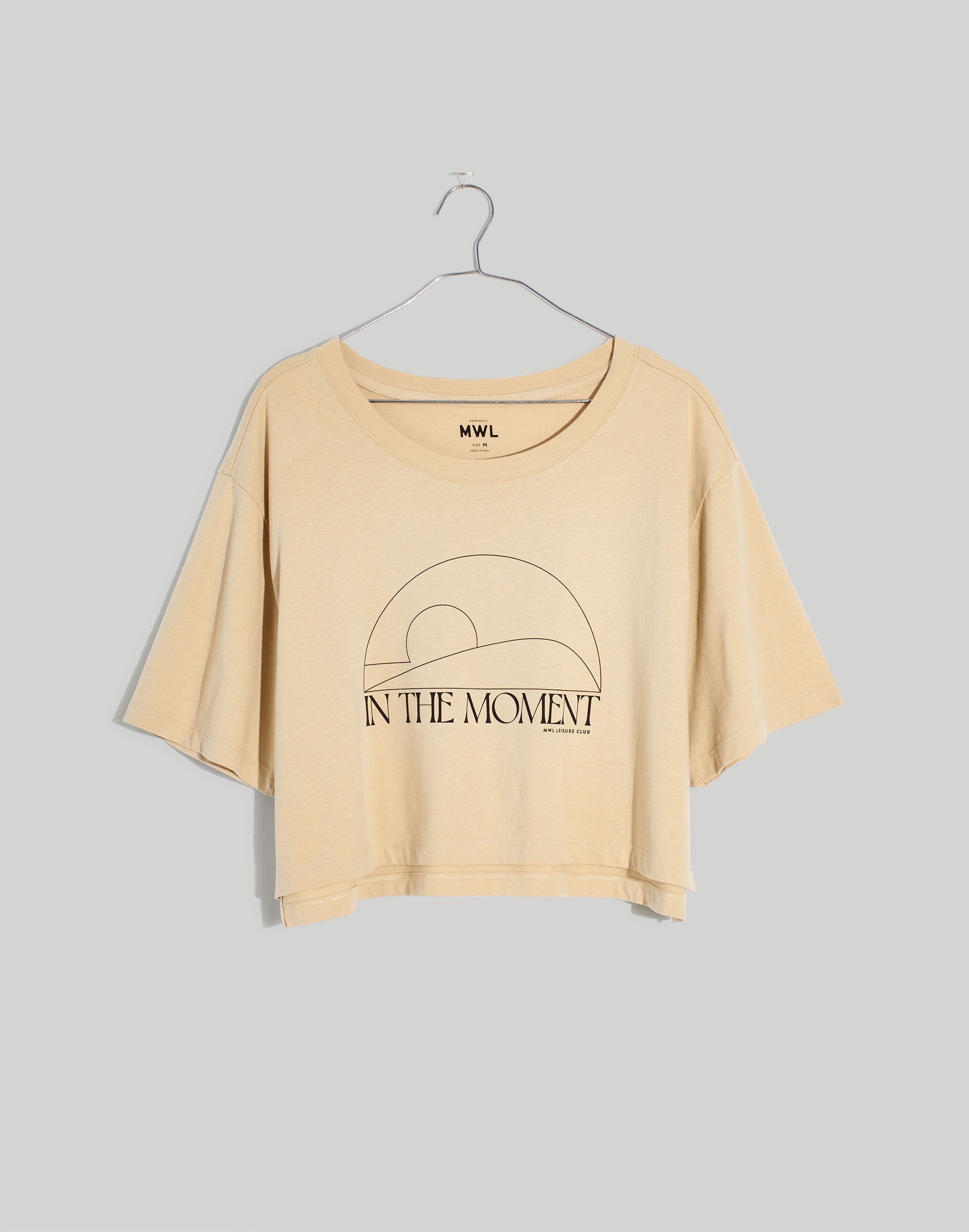 MWL In the Moment Crop Tee