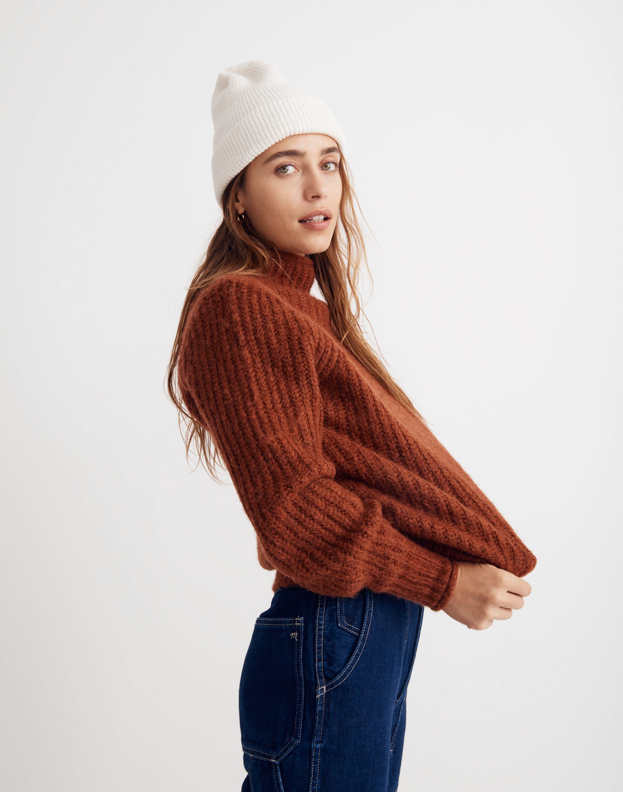 Loretto Mockneck Pullover Sweater
