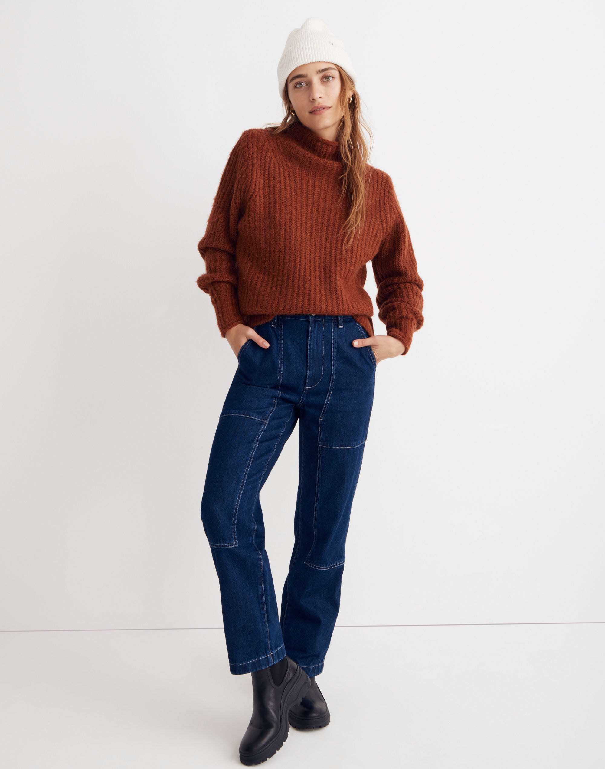 Loretto Mockneck Pullover Sweater