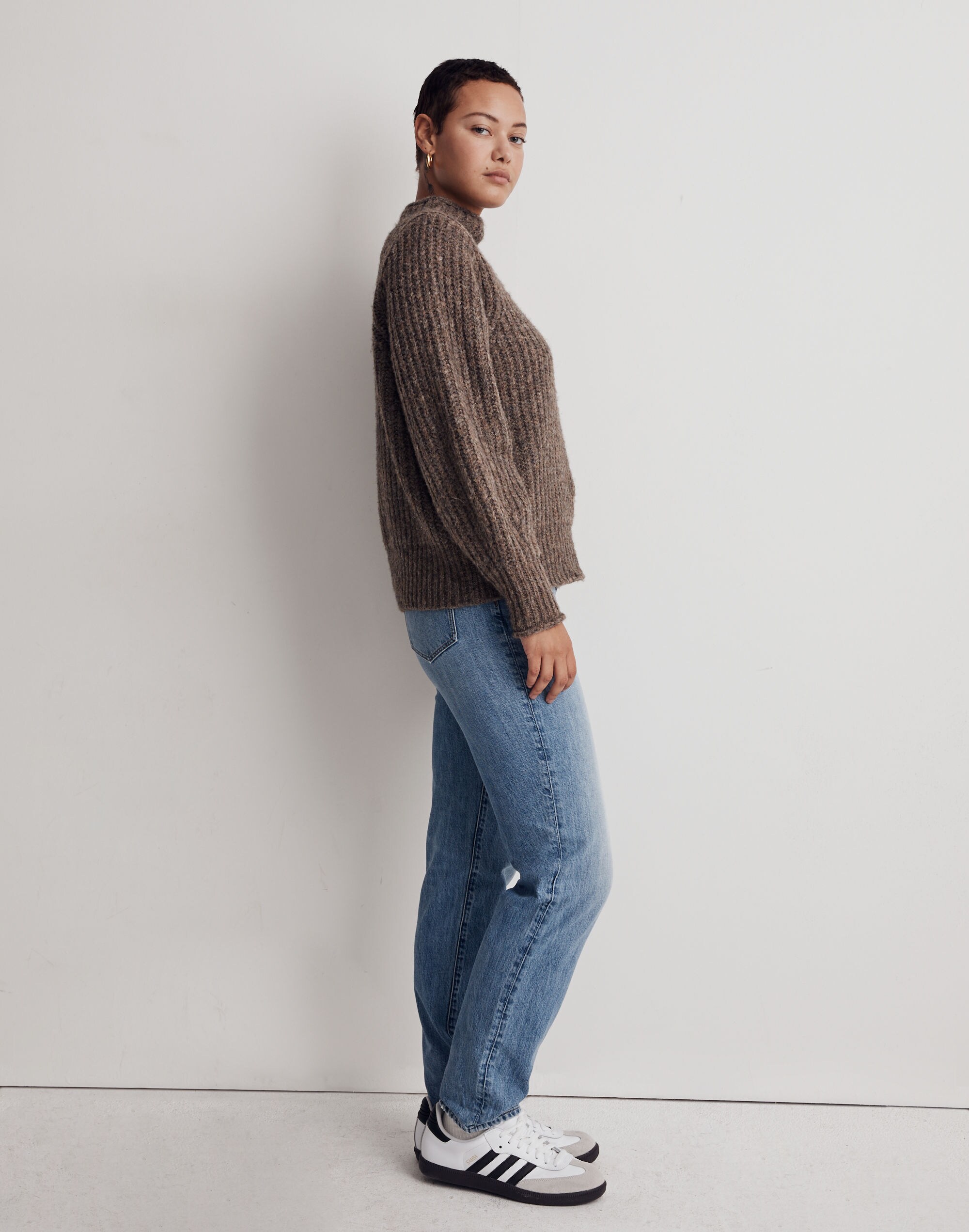 Loretto Mockneck Pullover Sweater
