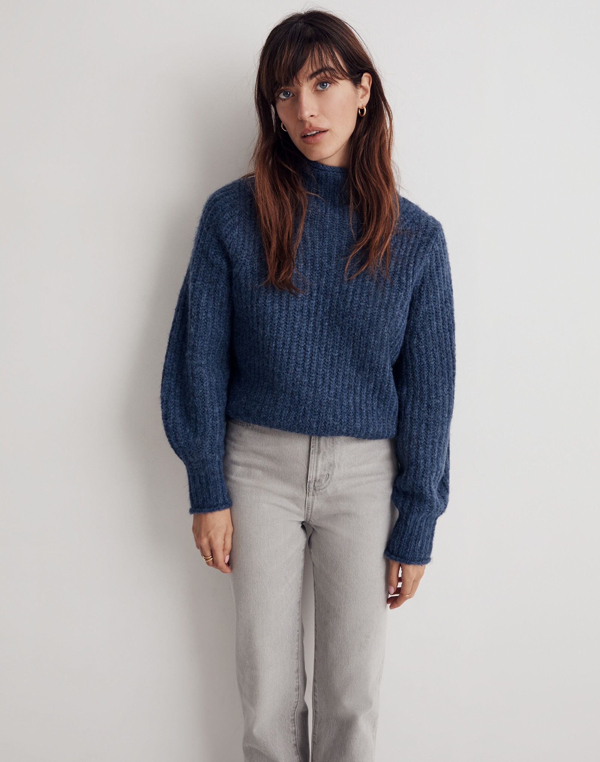 Loretto Mockneck Pullover Sweater