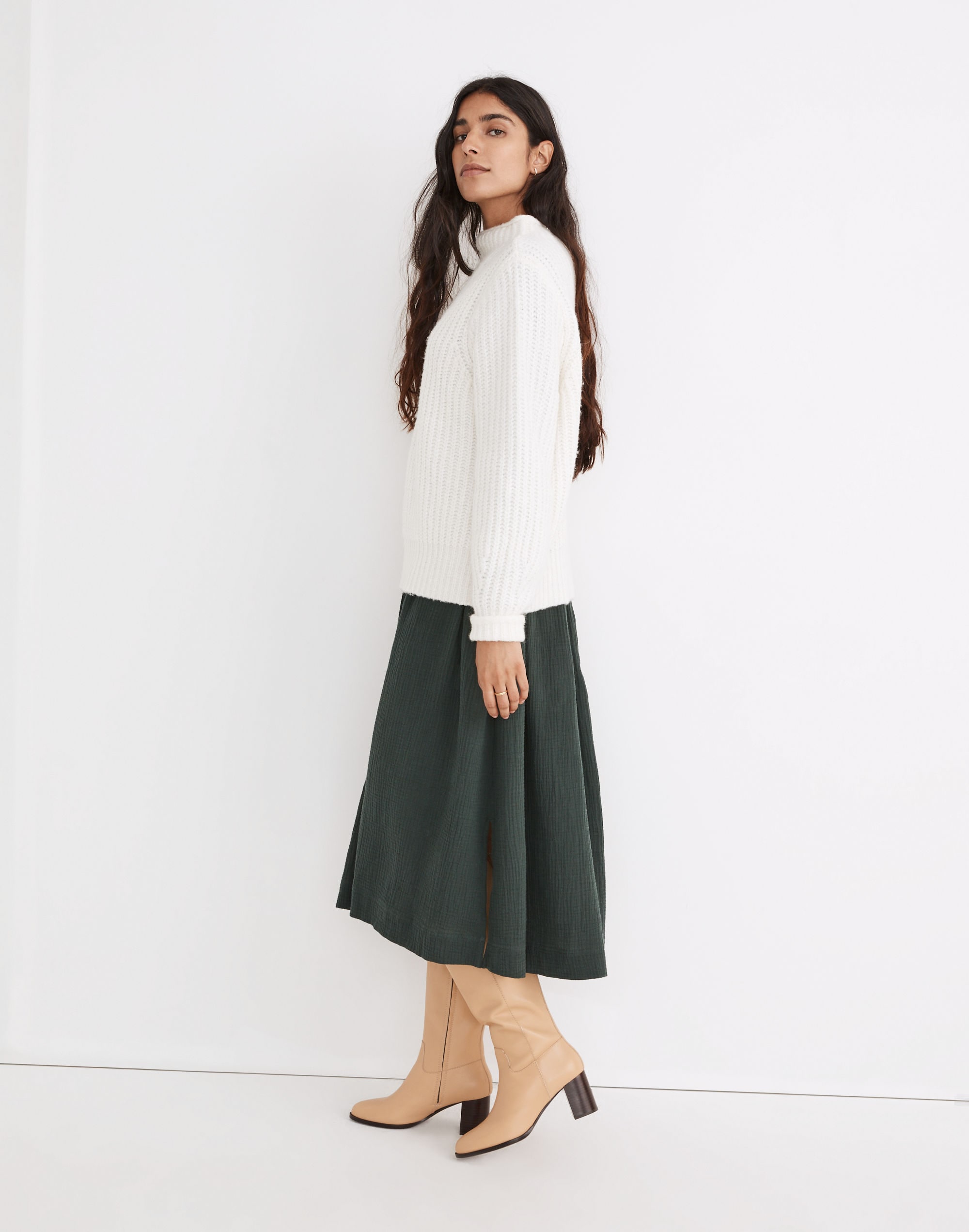 Loretto Mockneck Pullover Sweater