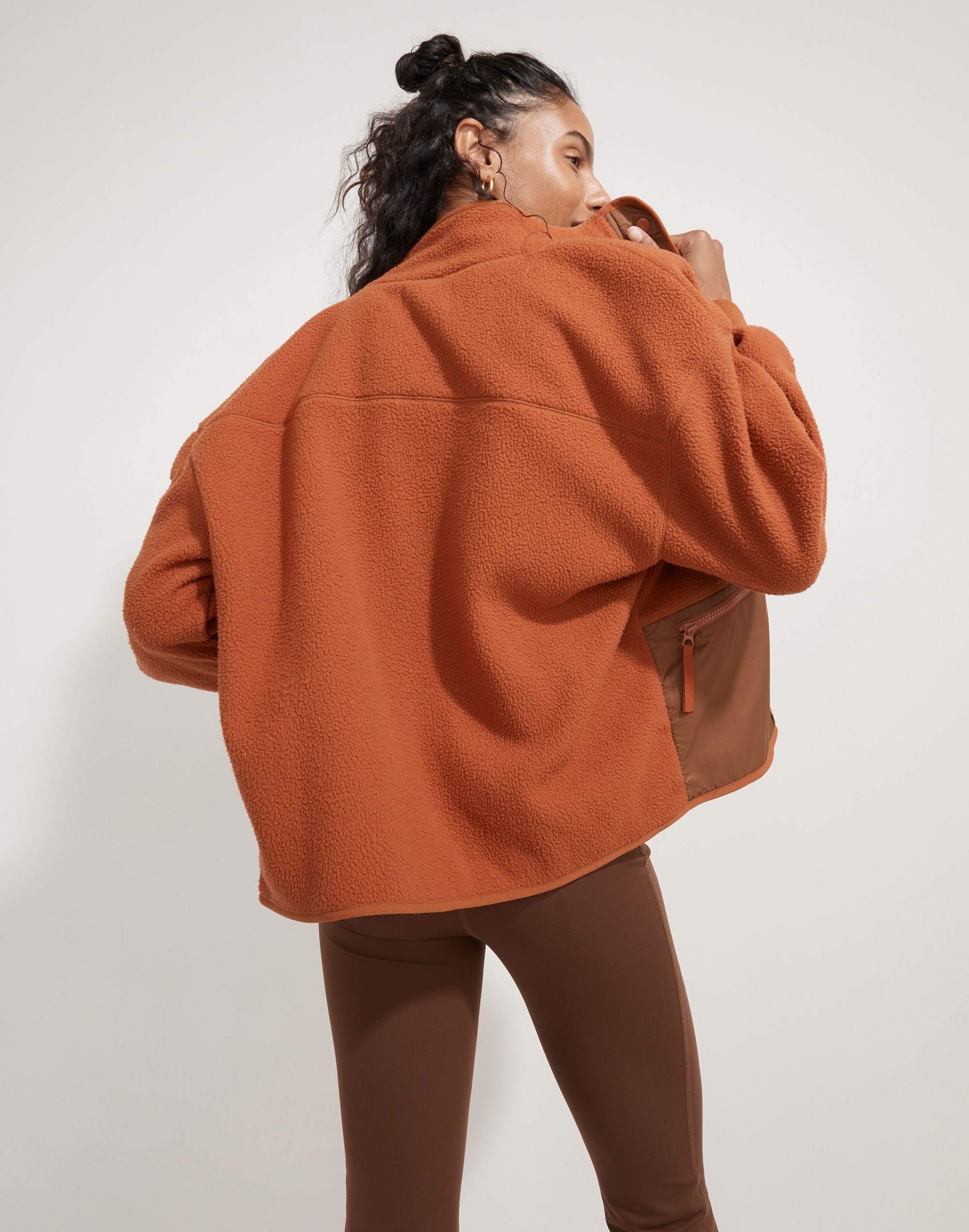 MWL (Re)sourced Sherpa Snap-Front Jacket