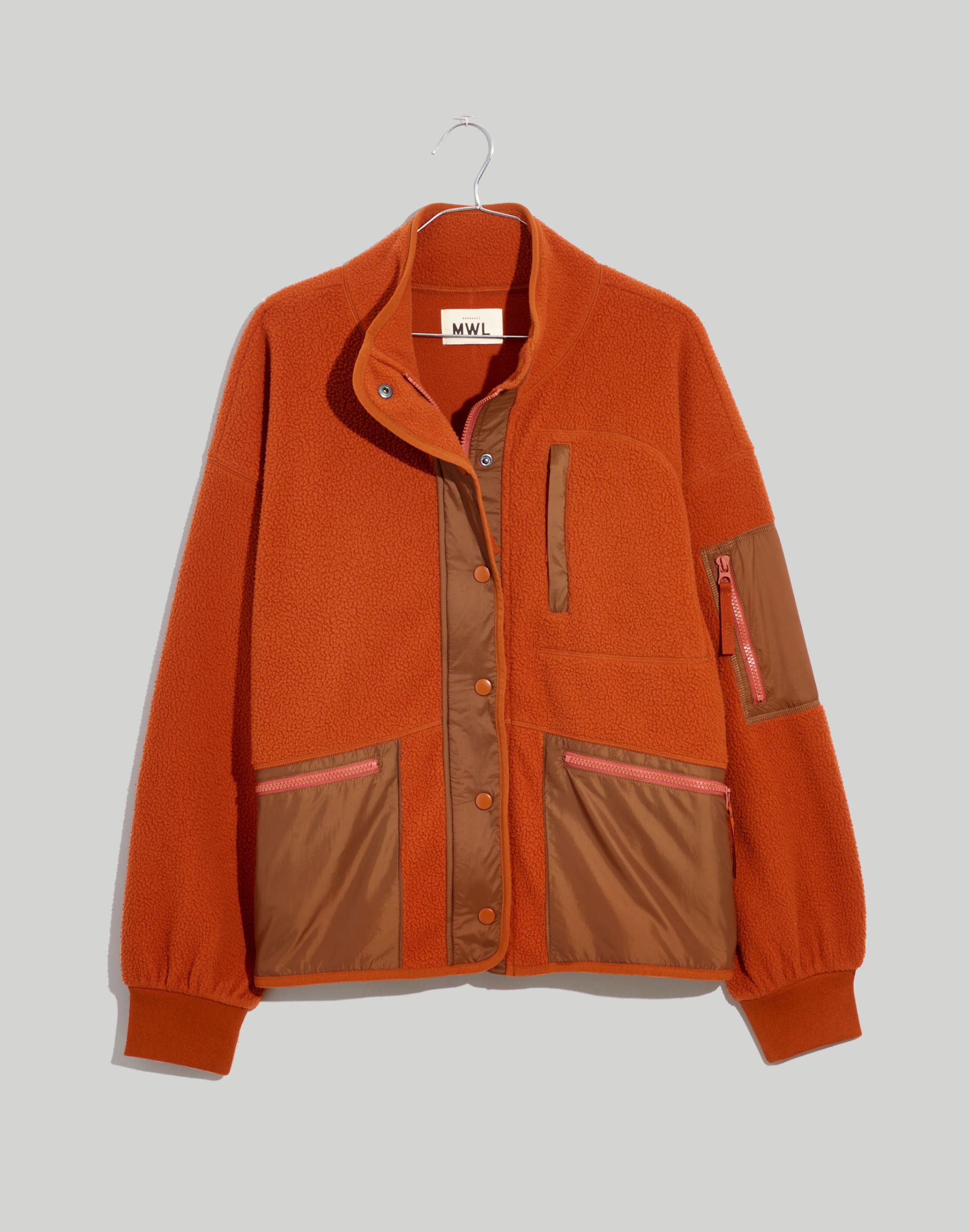 MWL (Re)sourced Sherpa Snap-Front Jacket