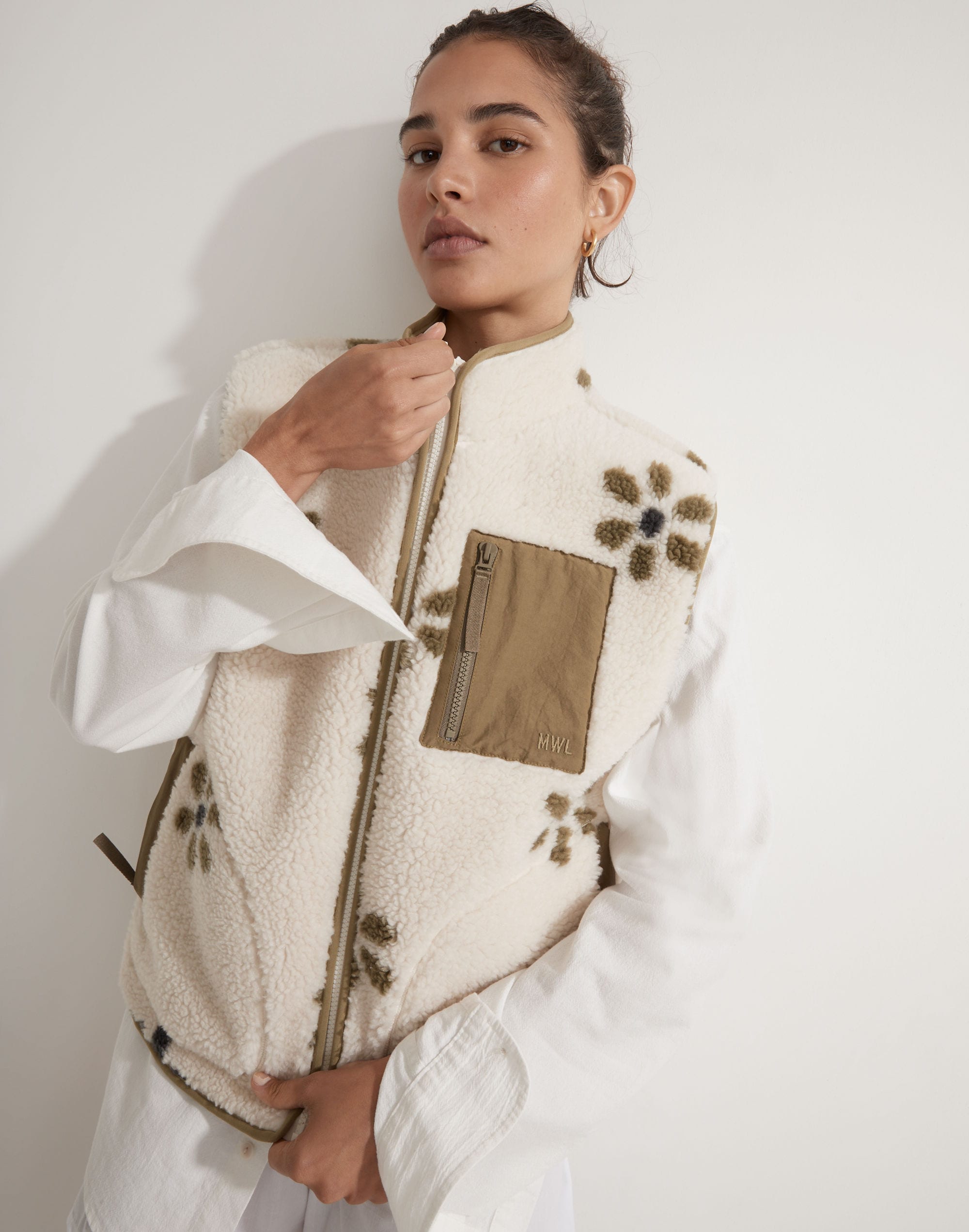 mwl (re)sourced sherpa vest