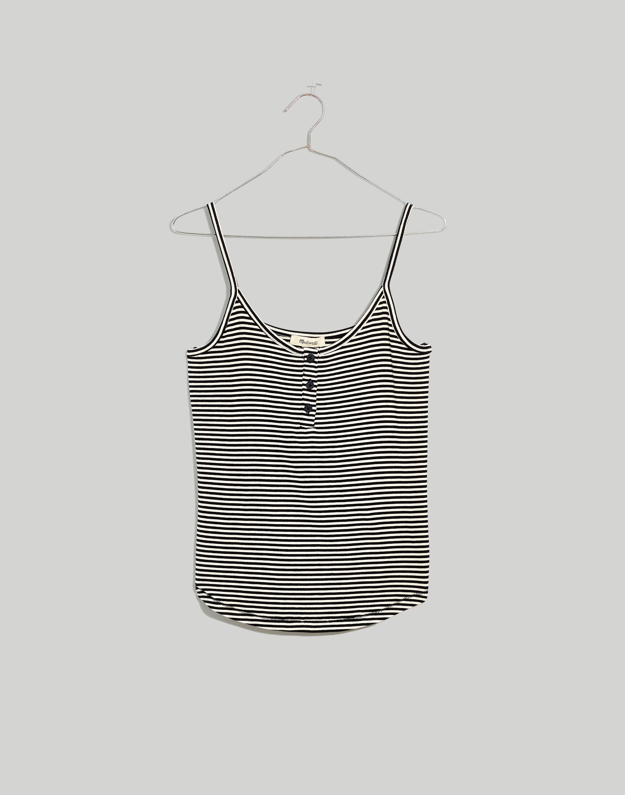 Ribbed Pajama Tank in Stripe