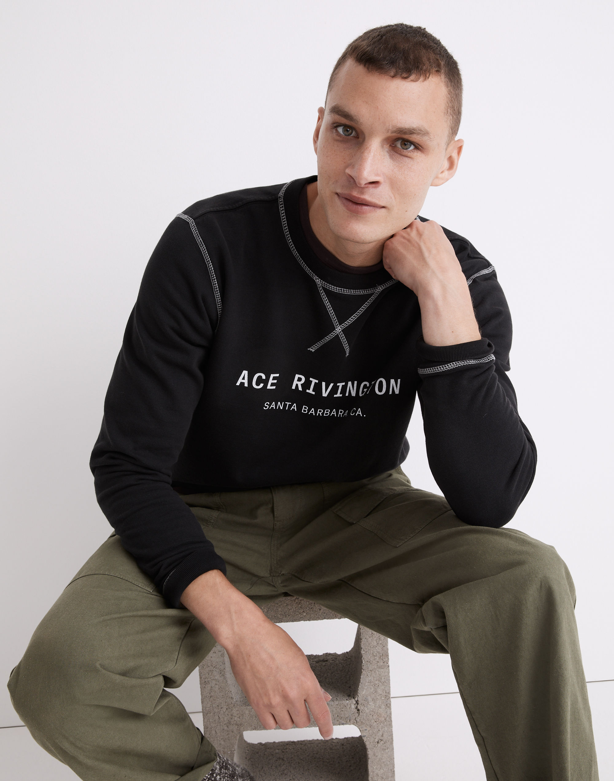 Madewell x Ace Rivington Short Circuit Sweatshirt